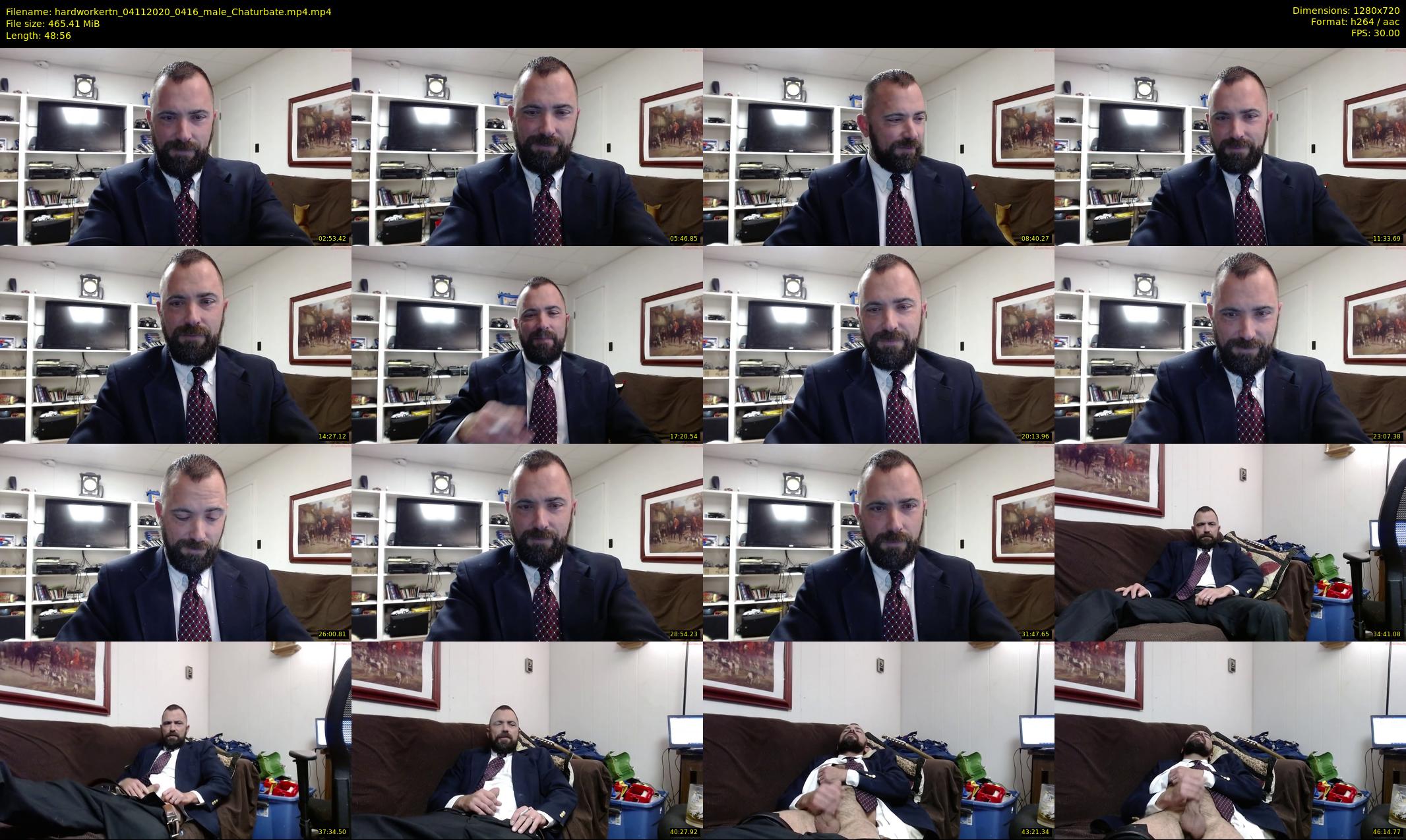 hardworkertn — 49 minute Chaturbate male cam show recording, 720p, Nov 4, 2020