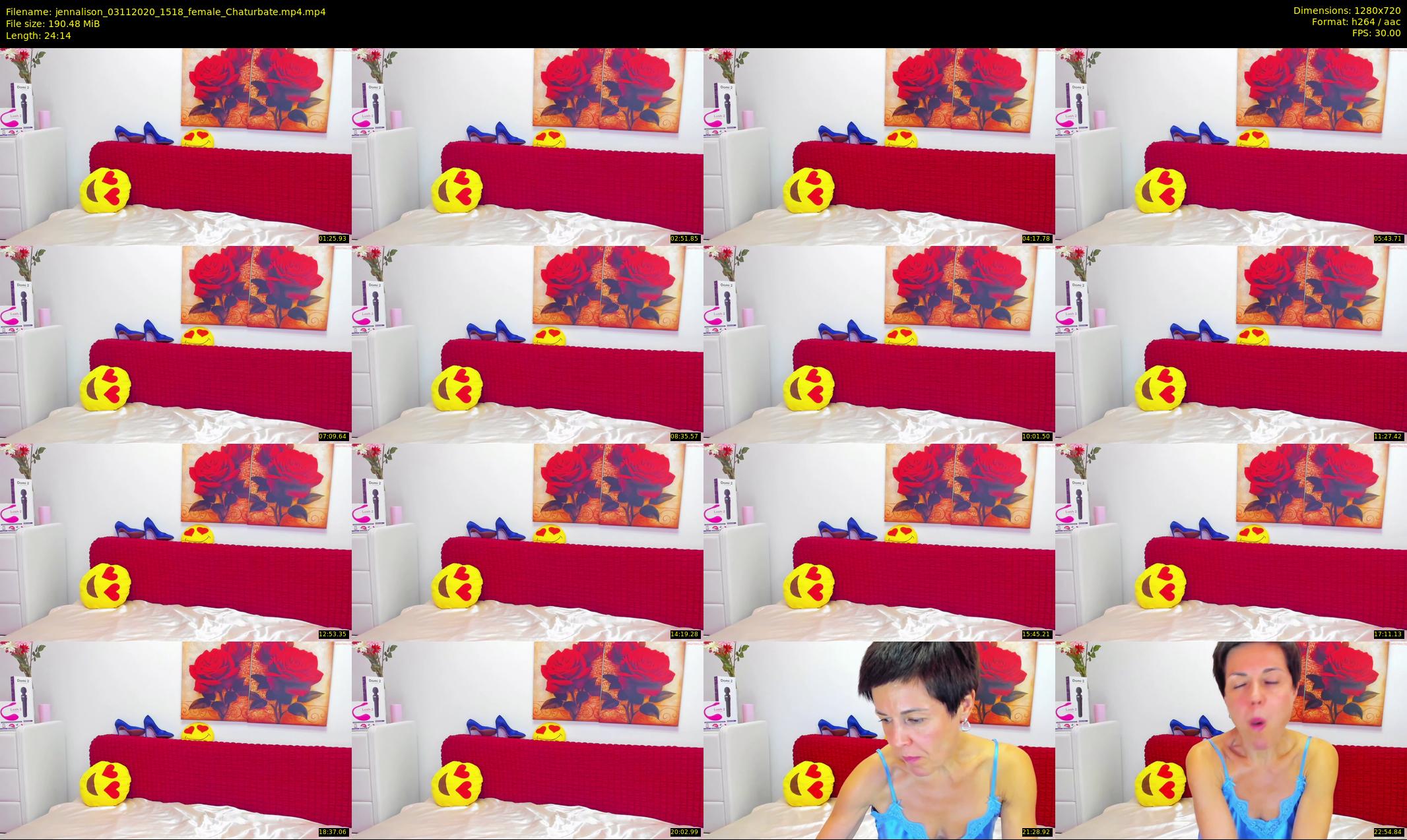jennalison — 25 minute Chaturbate female cam show recording, 720p, Nov 3, 2020