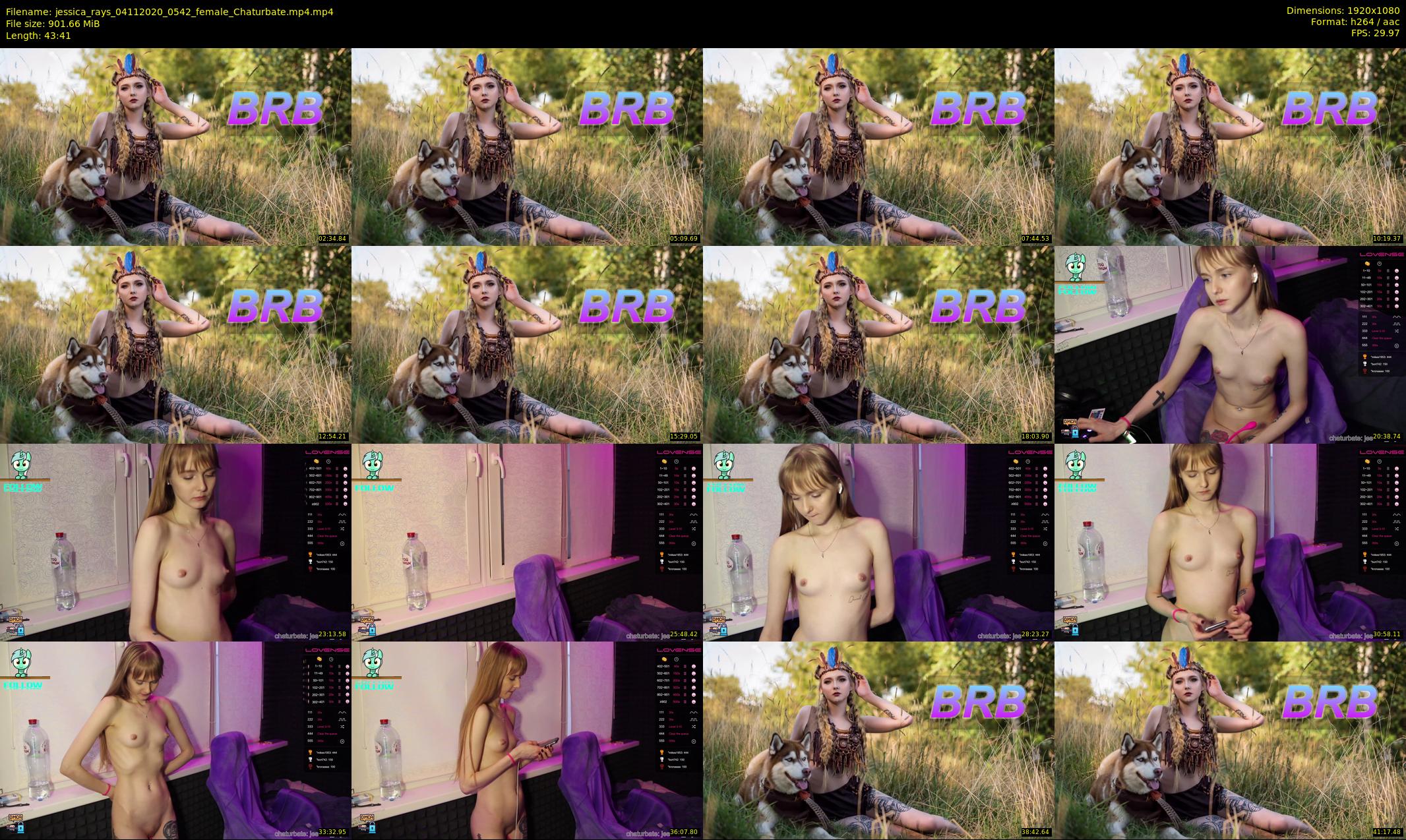 jessica_rays — 44 minute Chaturbate couple cam show recording, 1080p, Nov 4, 2020