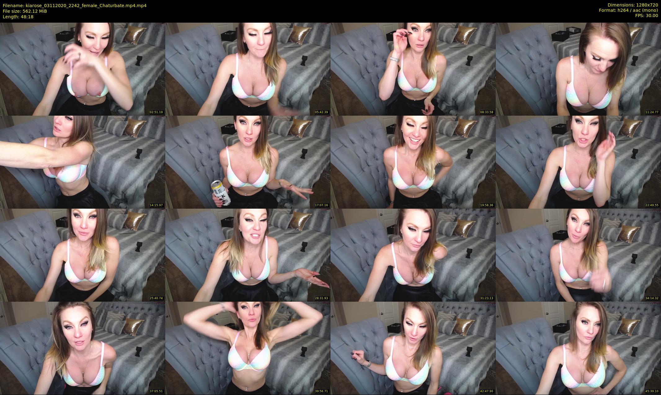 kiarose — 49 minute Chaturbate female cam show recording, 720p, Nov 3, 2020
