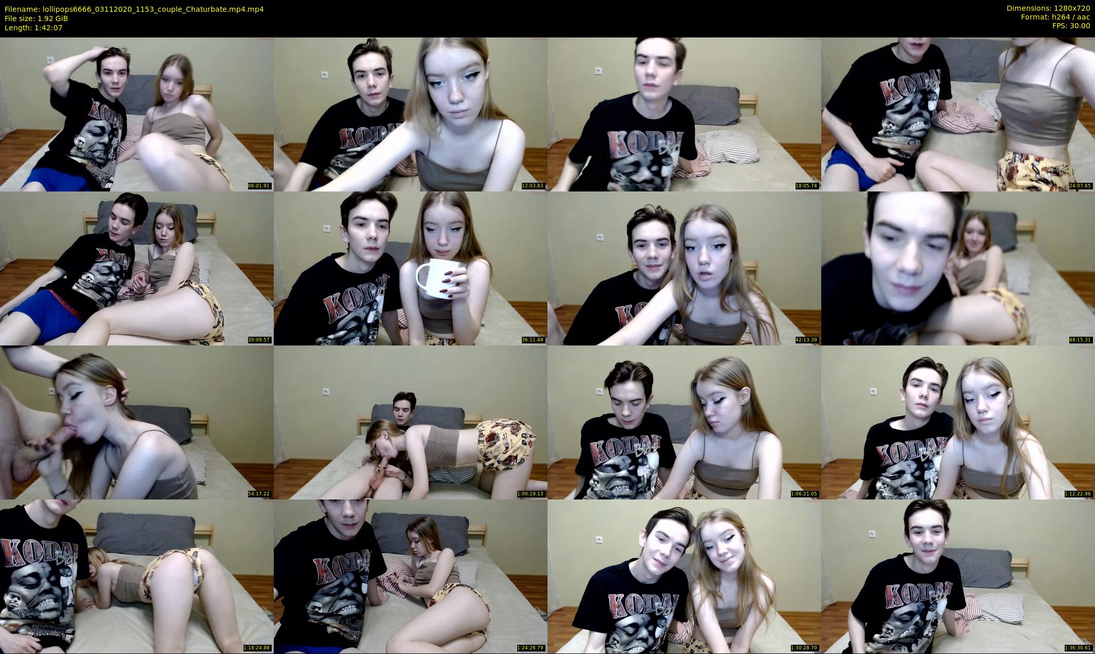 lollipops6666 — 103 minute Chaturbate couple cam show recording, 720p, Nov 3, 2020