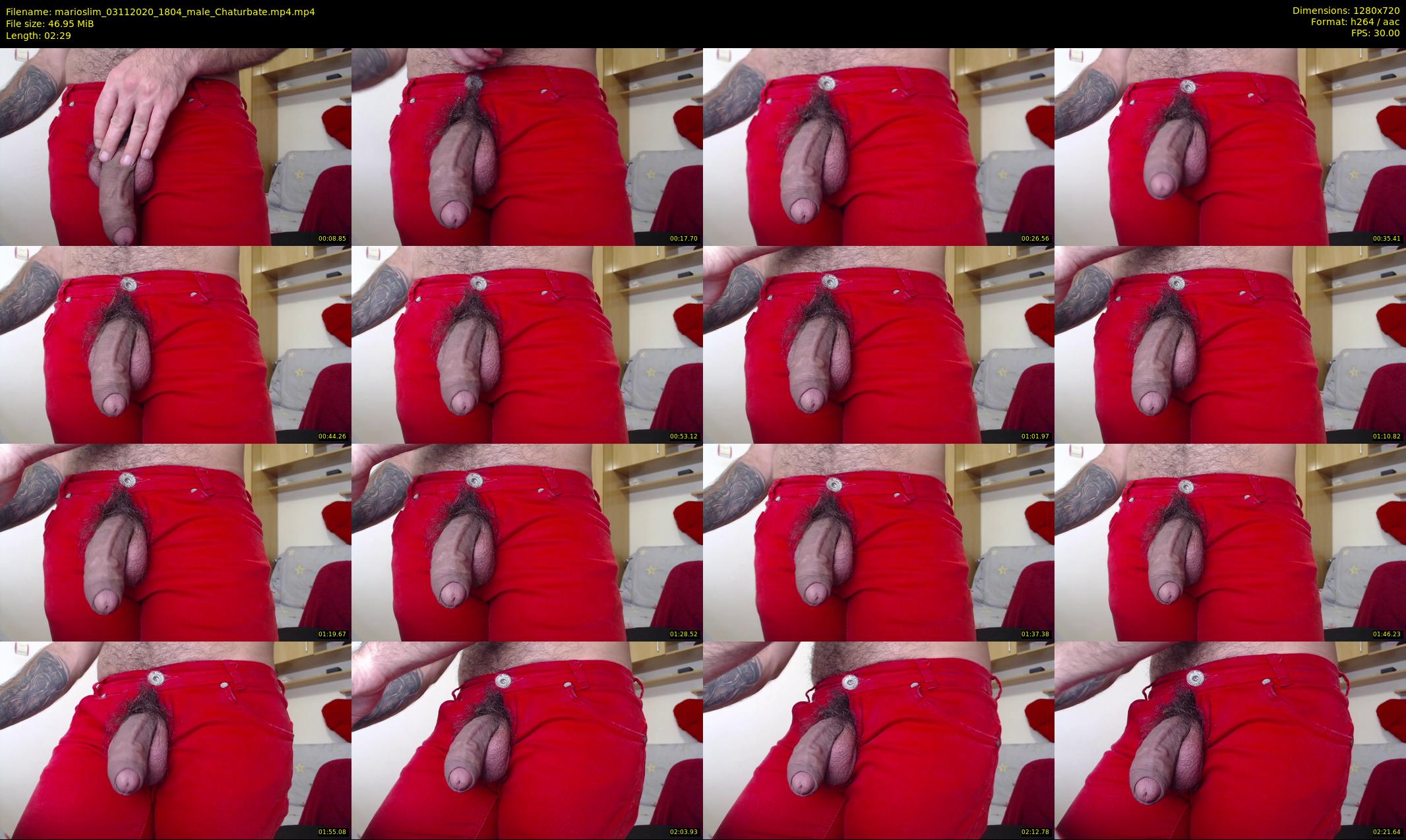 marioslim — 3 minute Chaturbate male cam show recording, 720p, Nov 3, 2020