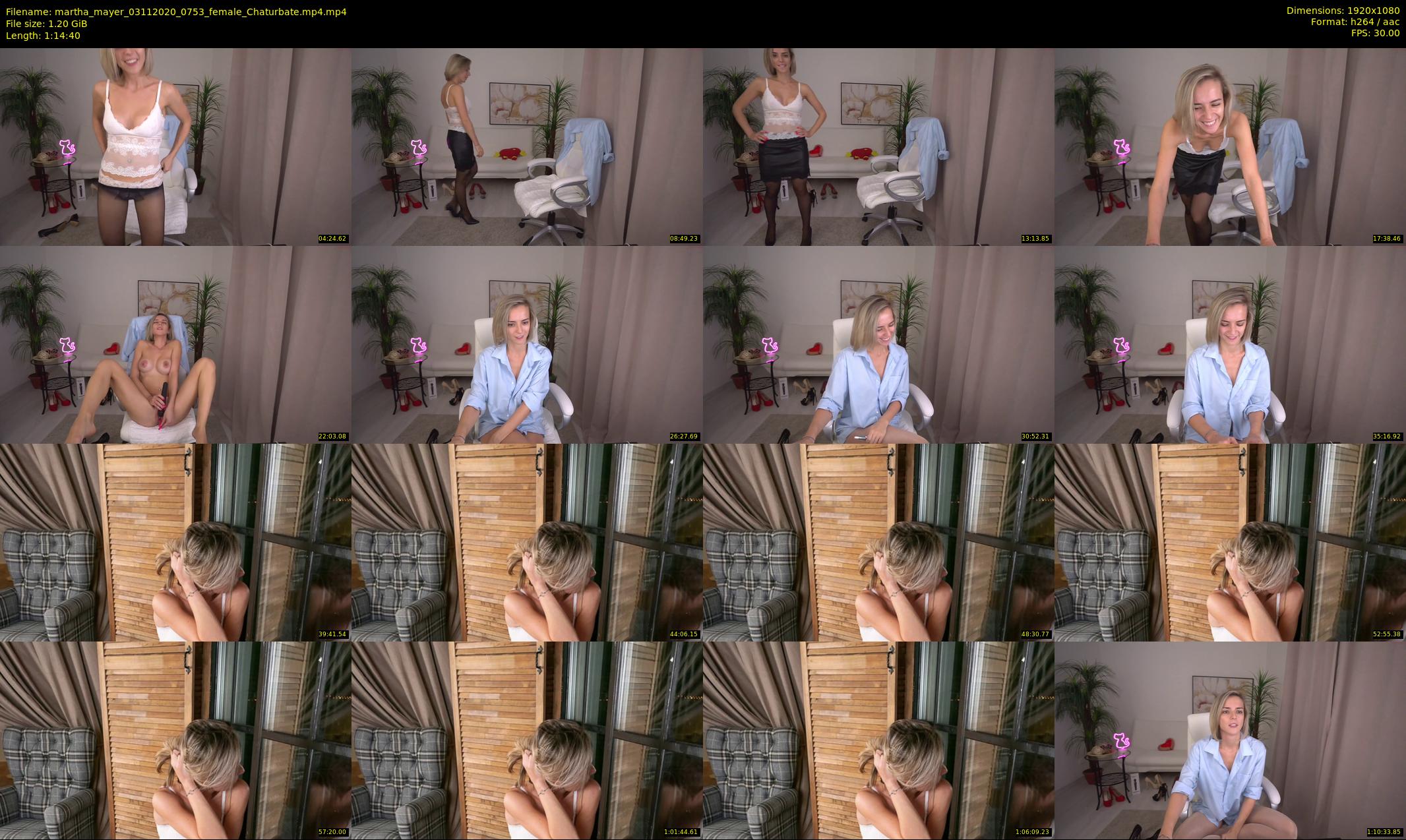 martha_mayer — 75 minute Chaturbate female cam show recording, 1080p, Nov 3, 2020