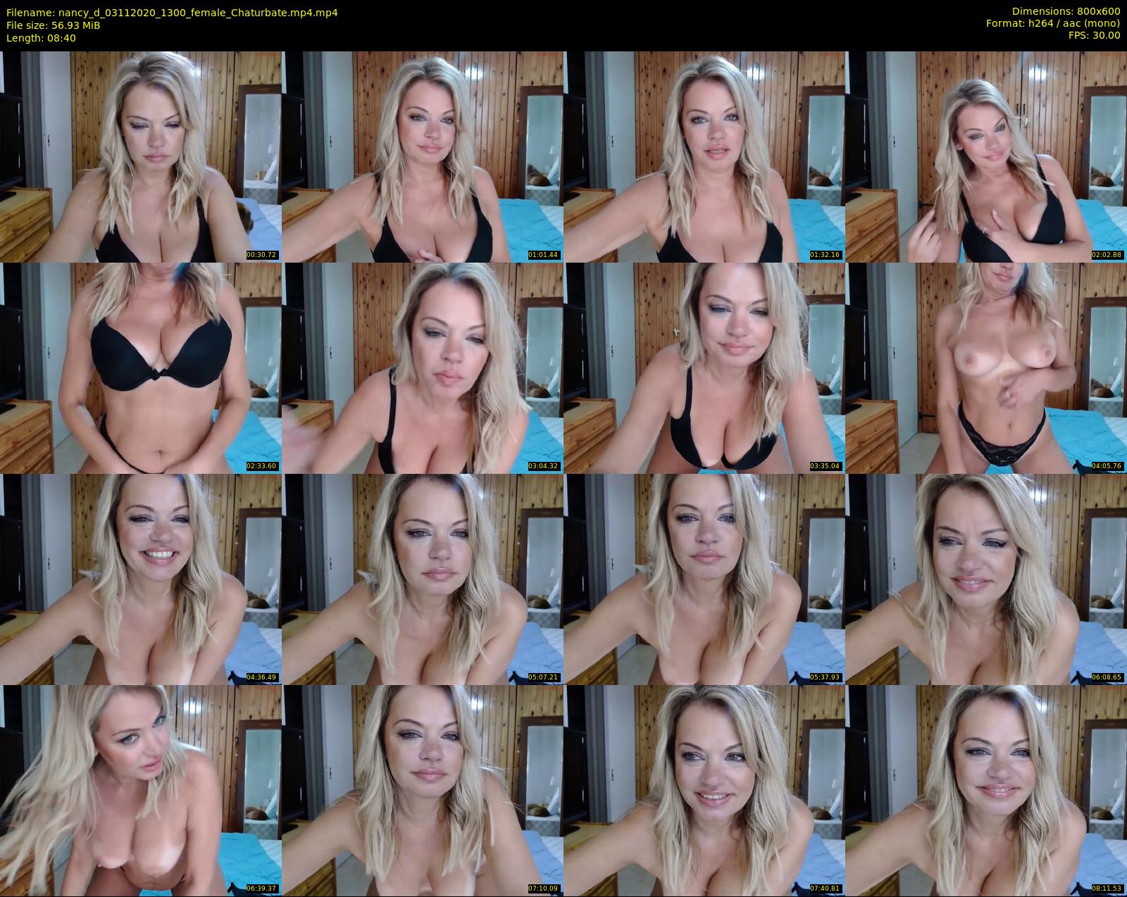 nancy_d — 9 minute Chaturbate female cam show recording, 480p, Nov 3, 2020