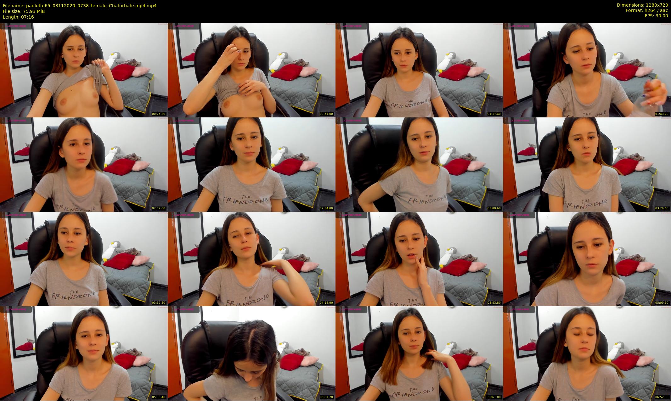 paulette65 — 8 minute Chaturbate female cam show recording, 720p, Nov 3, 2020