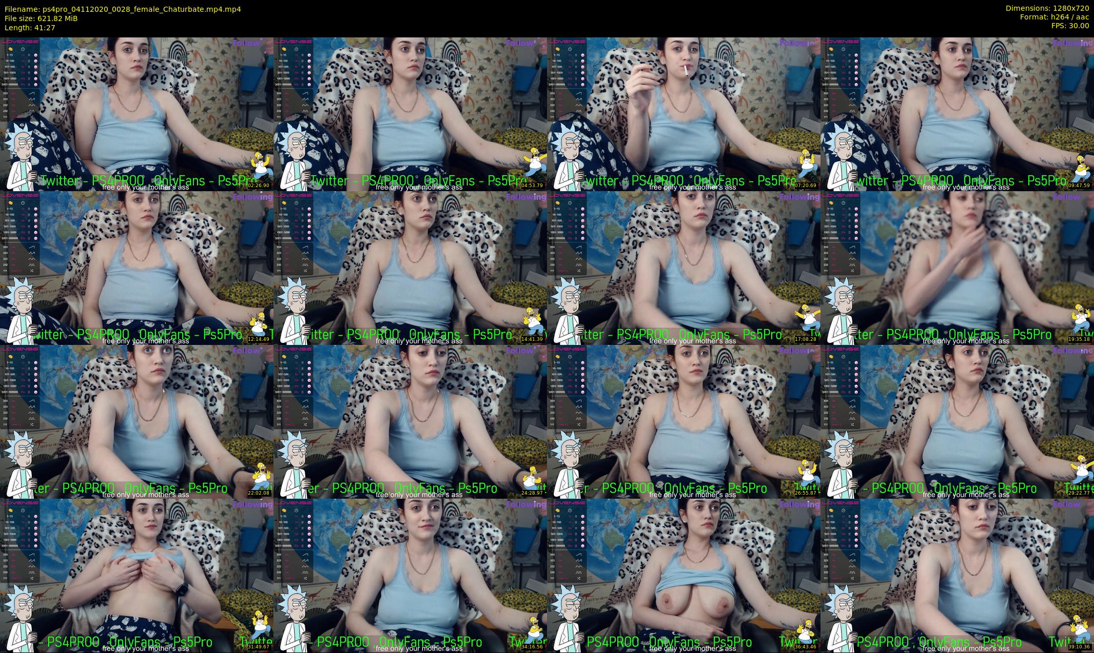 ps4pro — 42 minute Chaturbate female cam show recording, 720p, Nov 4, 2020