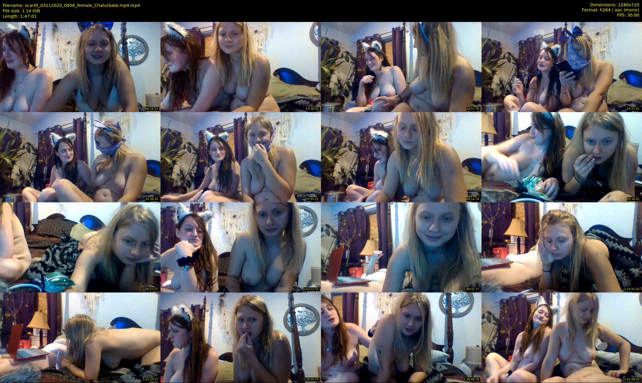 scartit — 108 minute Chaturbate female cam show recording, 720p, Nov 3, 2020