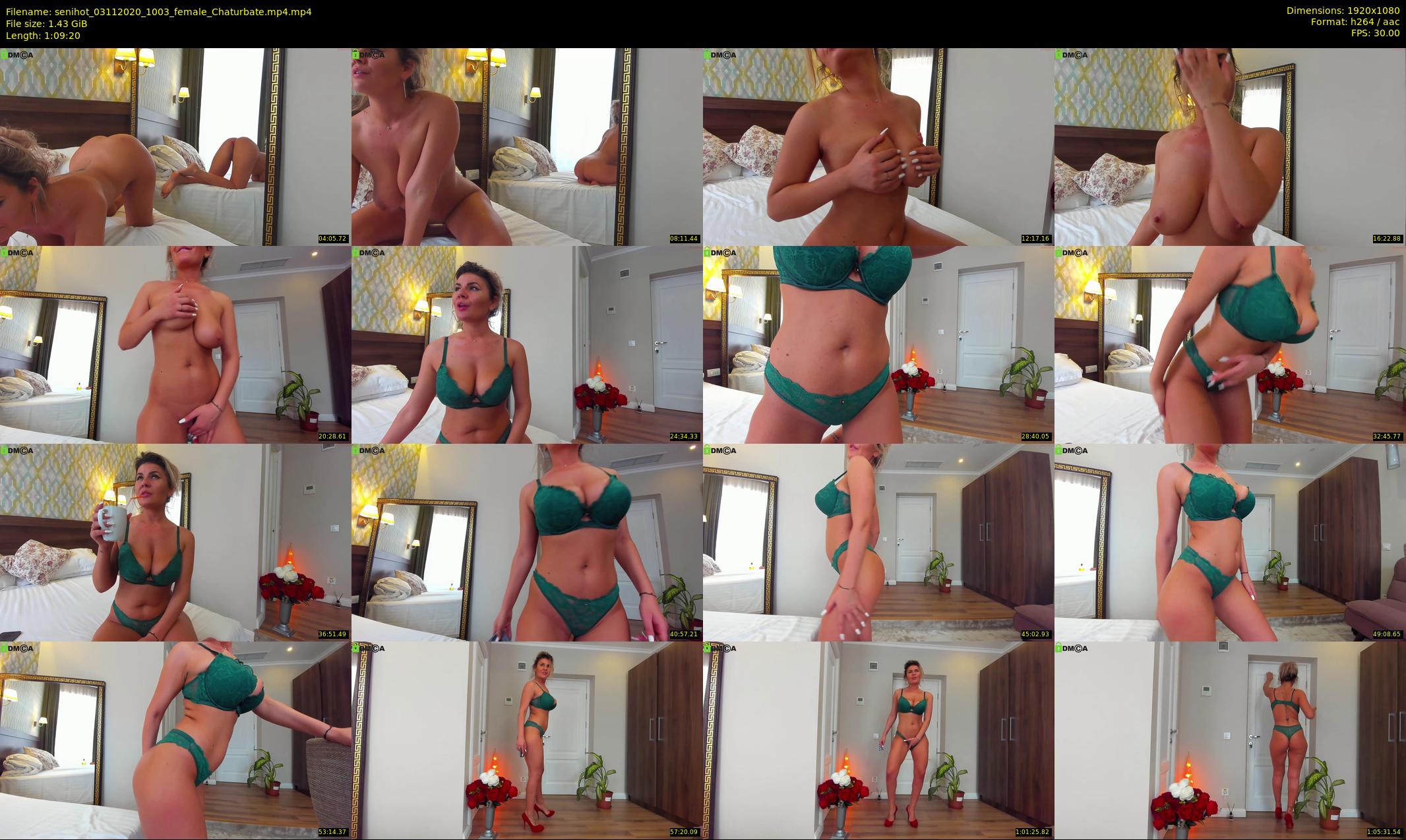 senihot — 70 minute Chaturbate female cam show recording, 1080p, Nov 3, 2020