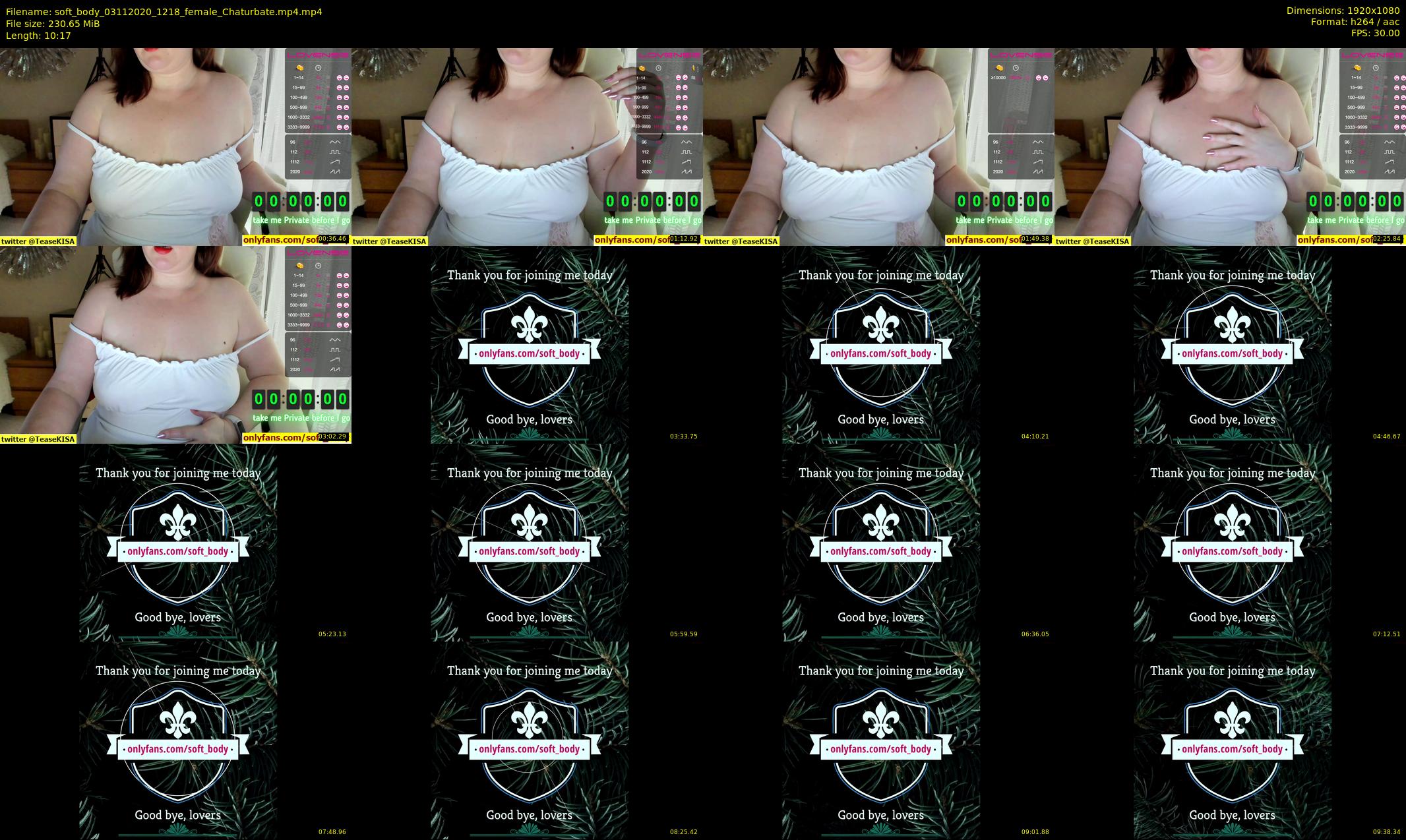 soft_body — 11 minute Chaturbate female cam show recording, 1080p, Nov 3, 2020