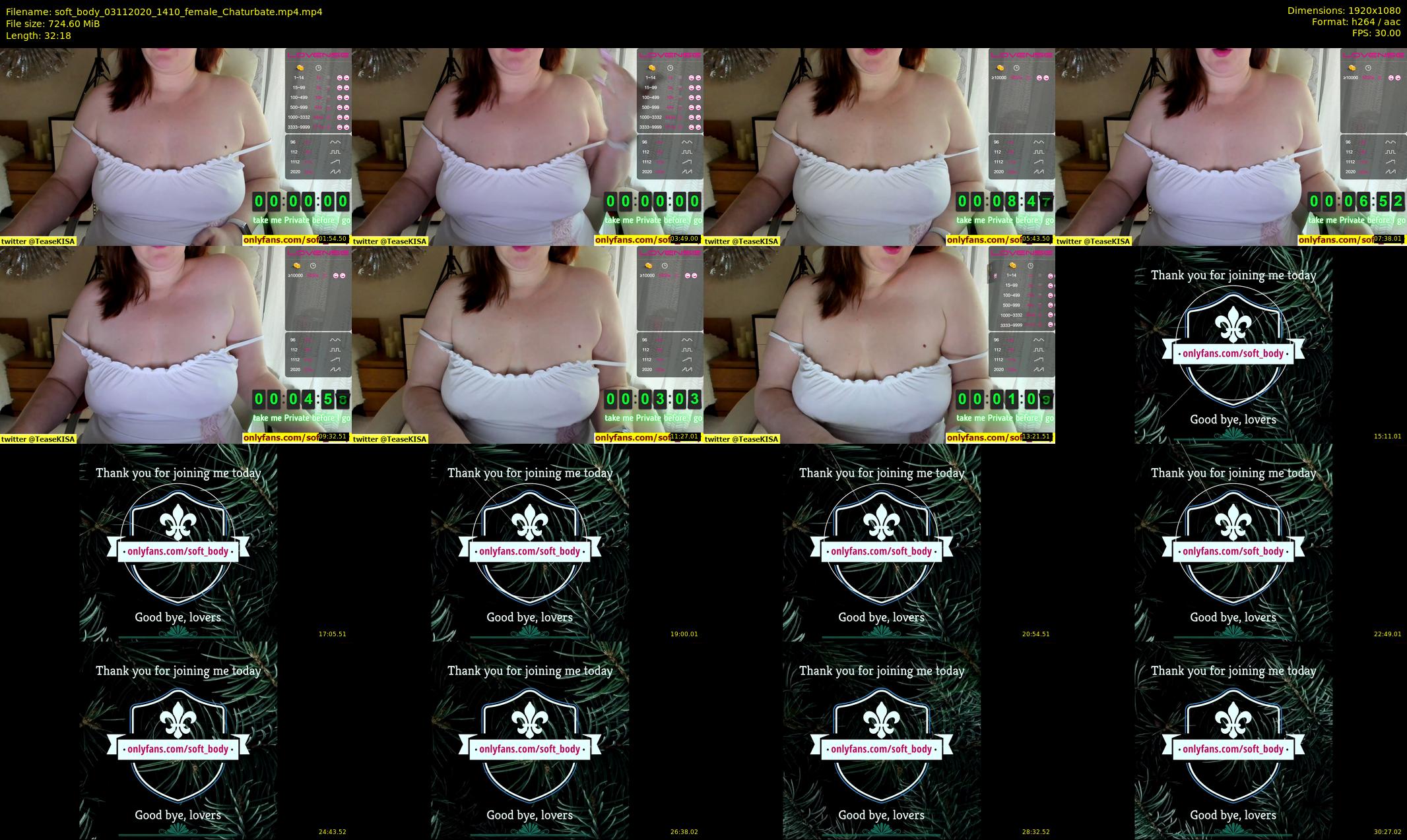 soft_body — 33 minute Chaturbate female cam show recording, 1080p, Nov 3, 2020