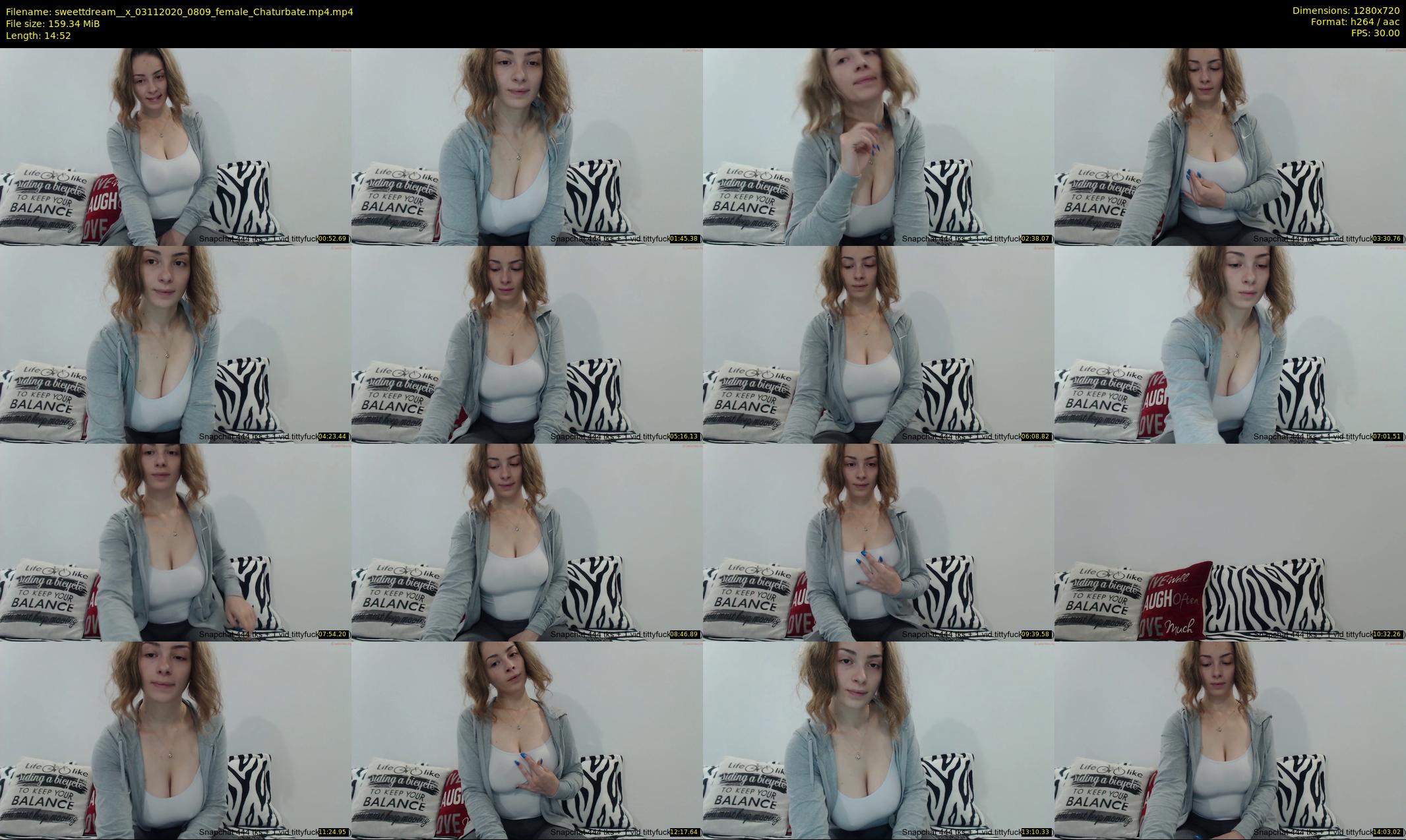 sweettdream__x — 15 minute Chaturbate female cam show recording, 720p, Nov 3, 2020