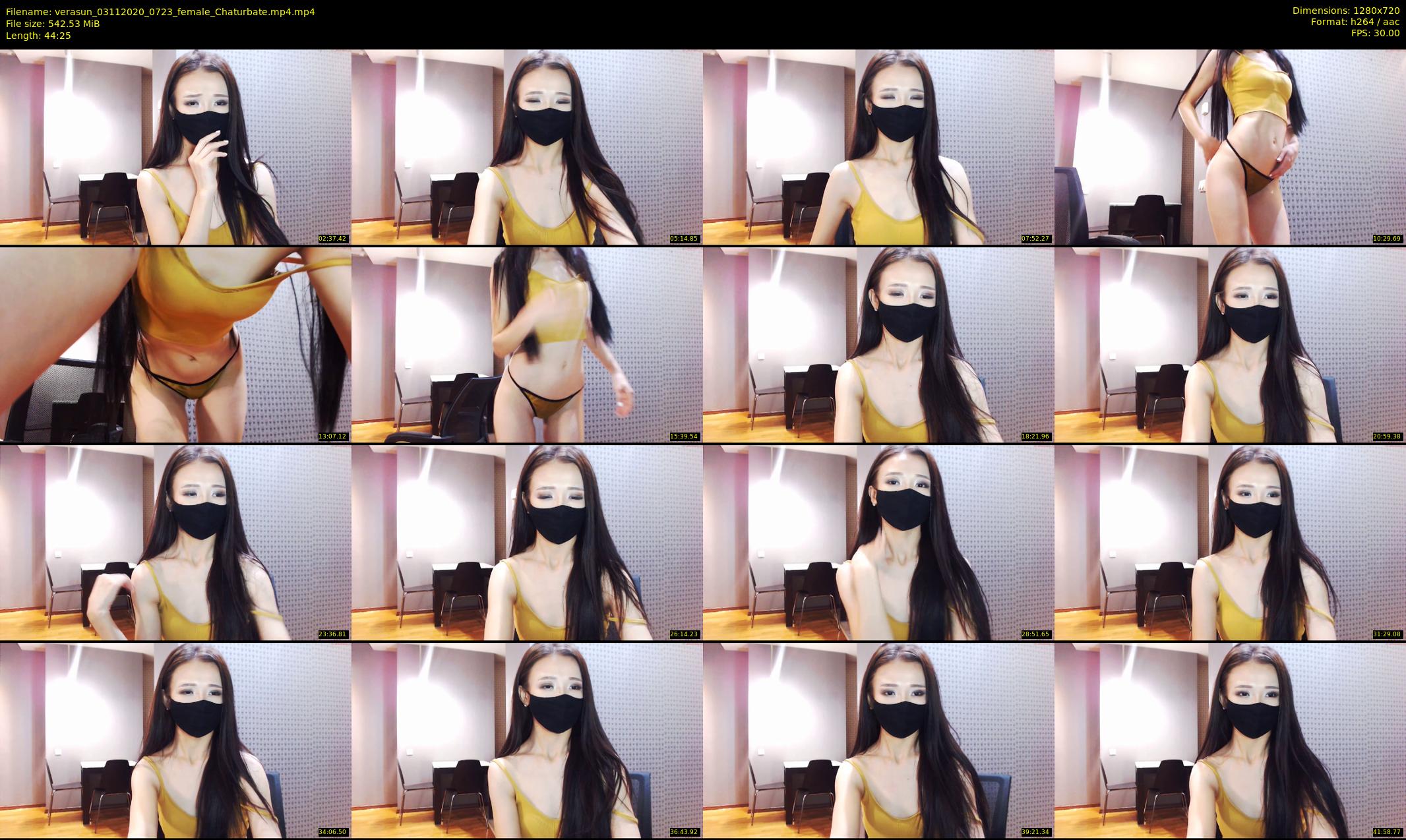 verasun — 45 minute Chaturbate female cam show recording, 720p, Nov 3, 2020