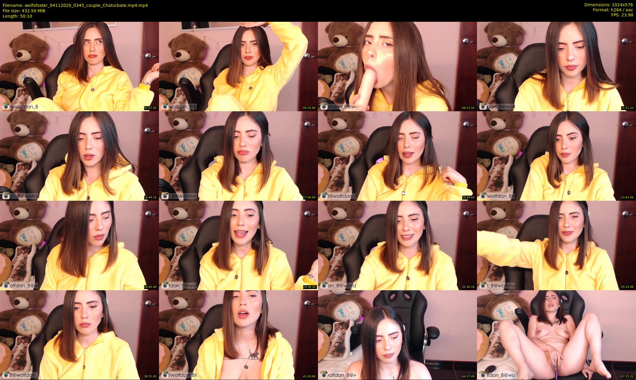 wolfsfoster — 51 minute Chaturbate couple cam show recording, 480p, Nov 4, 2020