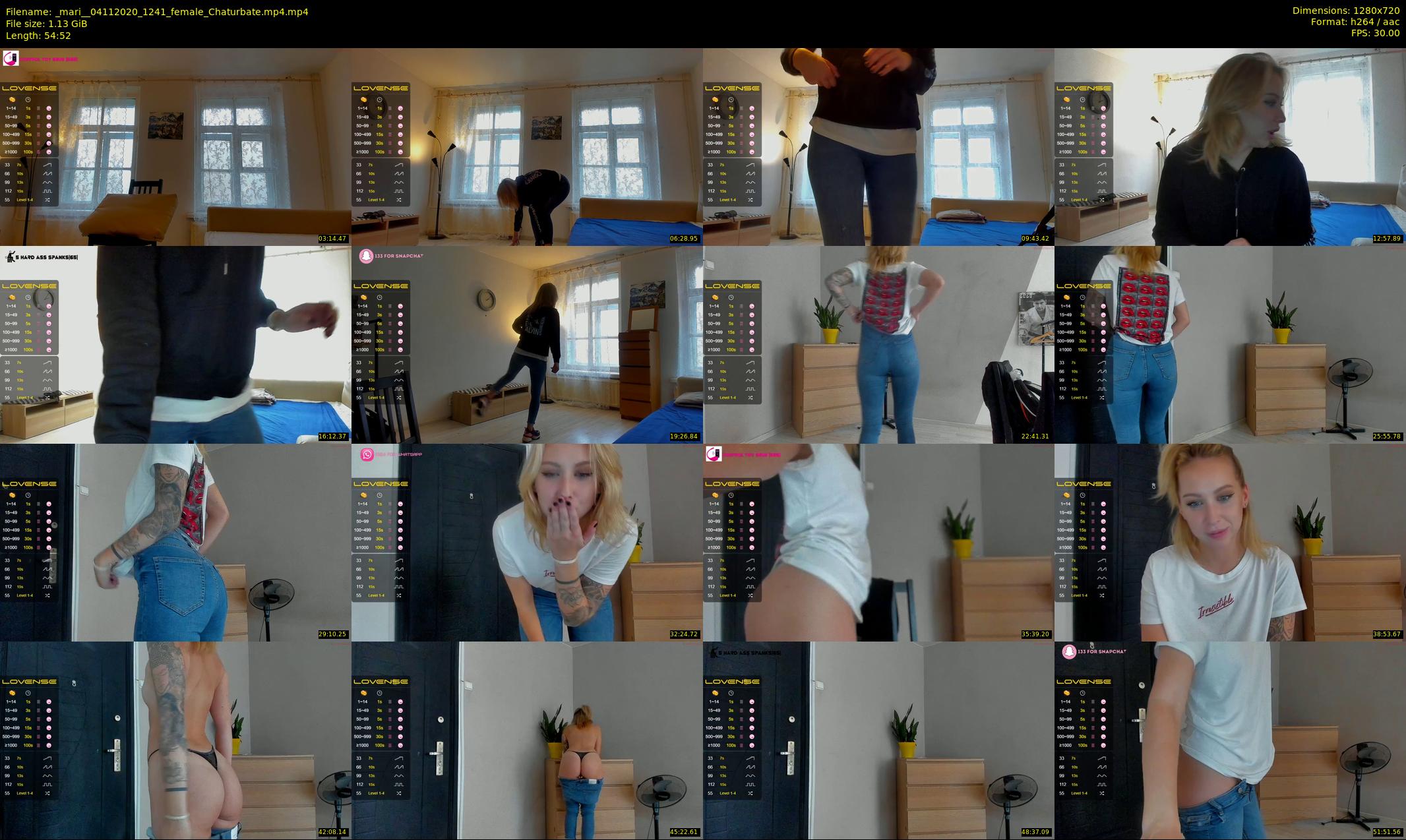 _mari_ — 55 minute Chaturbate female cam show recording, 720p, Nov 4, 2020