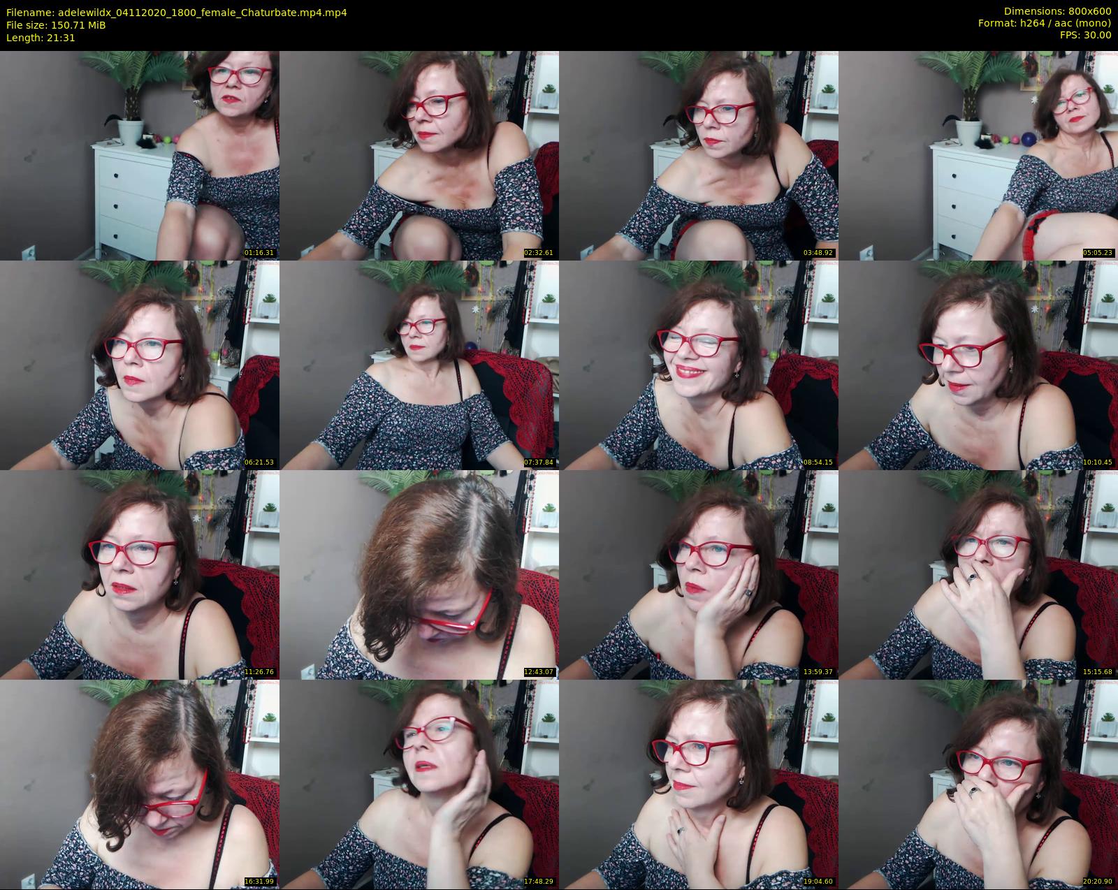 adelewildx — 22 minute Chaturbate female cam show recording, 480p, Nov 4, 2020