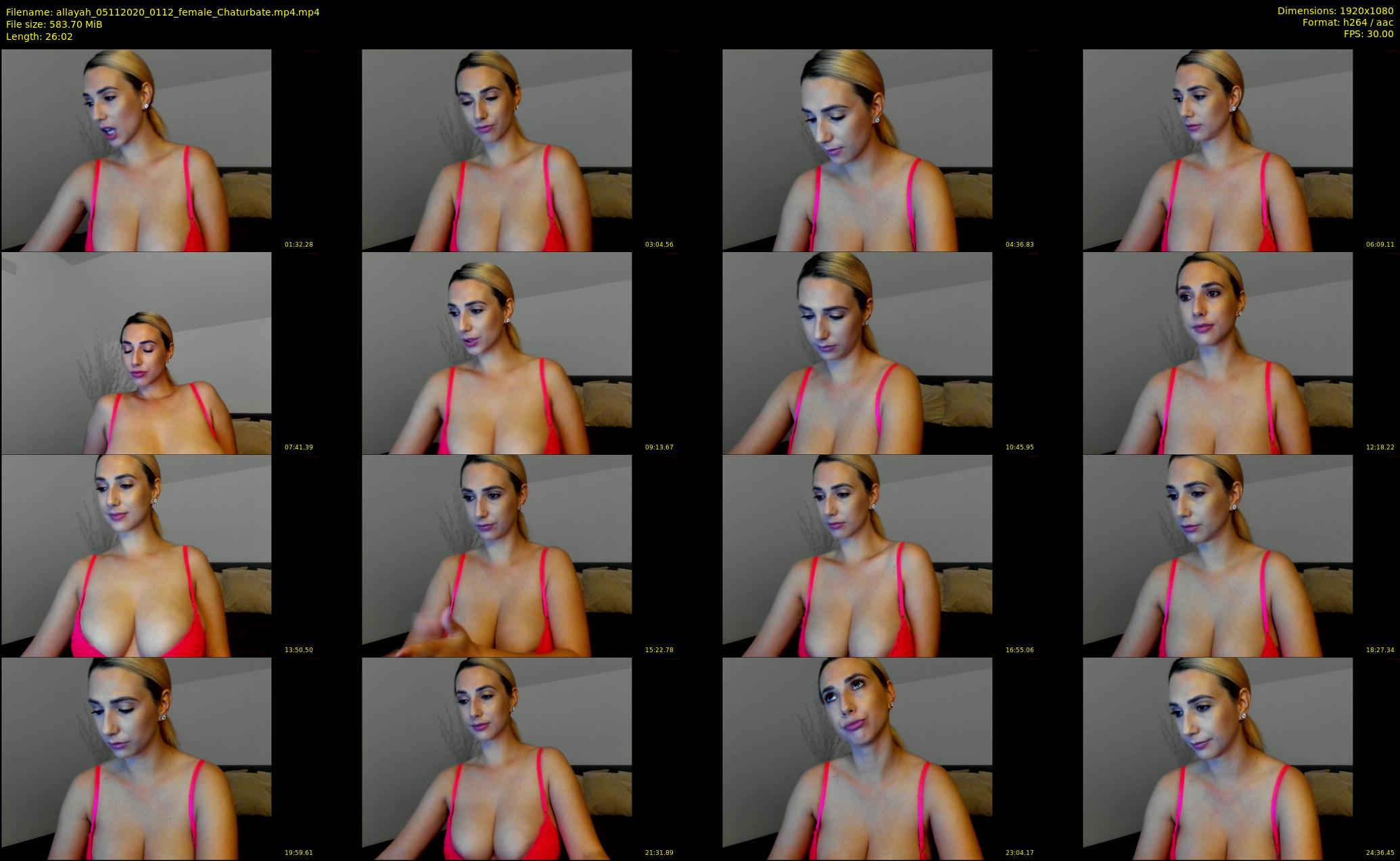 allayah — 27 minute Chaturbate female cam show recording, 1080p, Nov 5, 2020