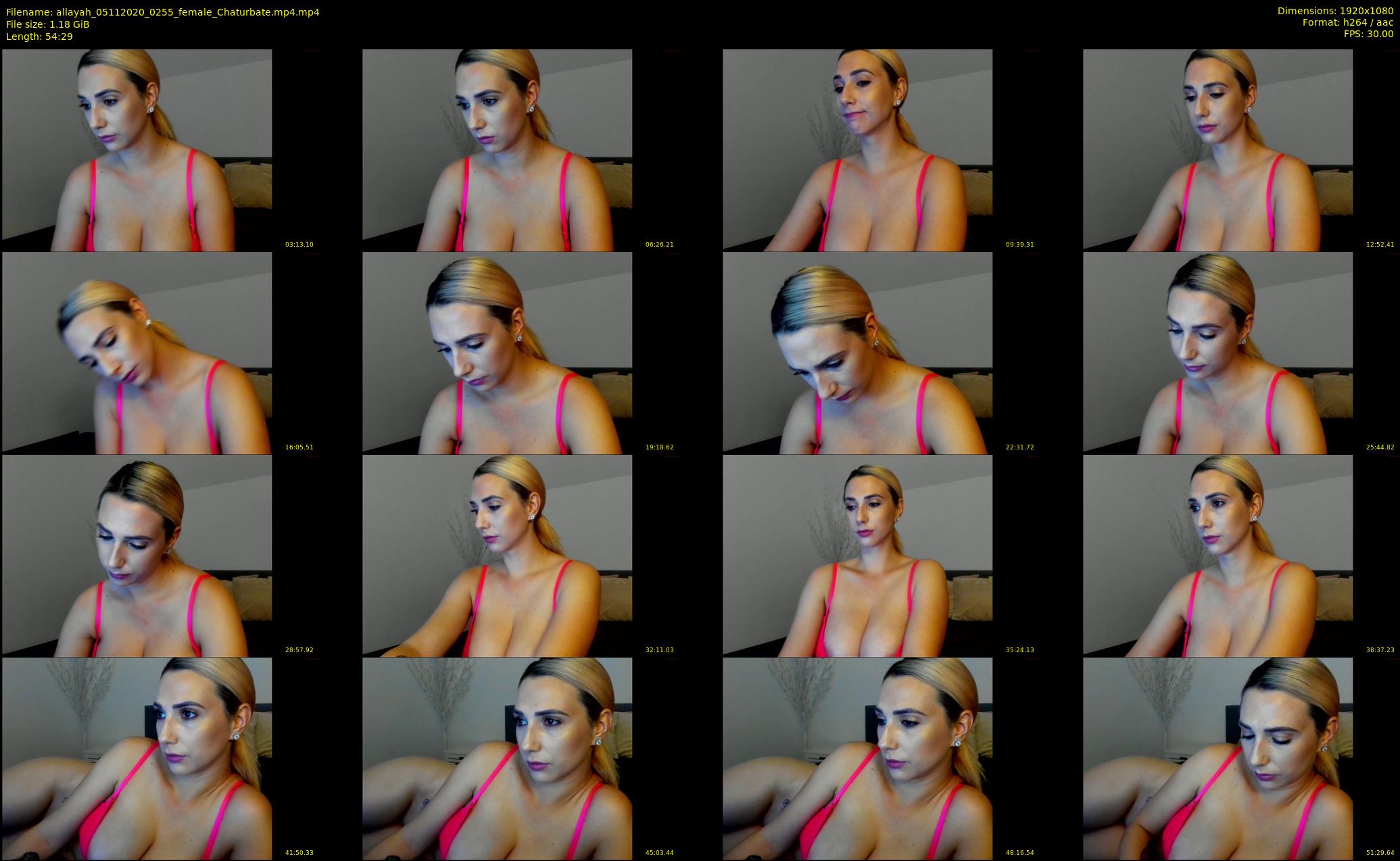 allayah — 55 minute Chaturbate female cam show recording, 1080p, Nov 5, 2020
