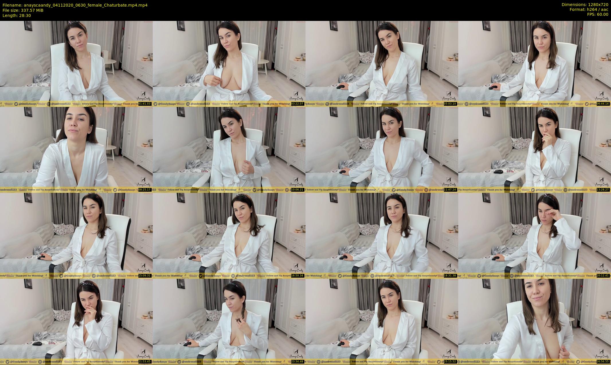 anayscaandy — 29 minute Chaturbate female cam show recording, 720p, Nov 4, 2020