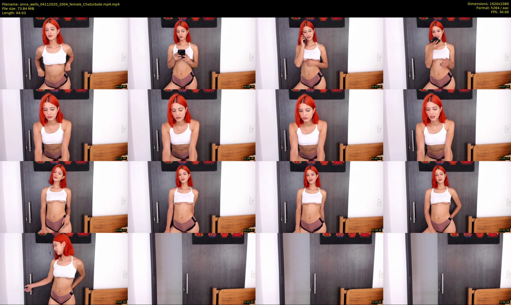 anna_wells — 5 minute Chaturbate female cam show recording, 1080p, Nov 4, 2020