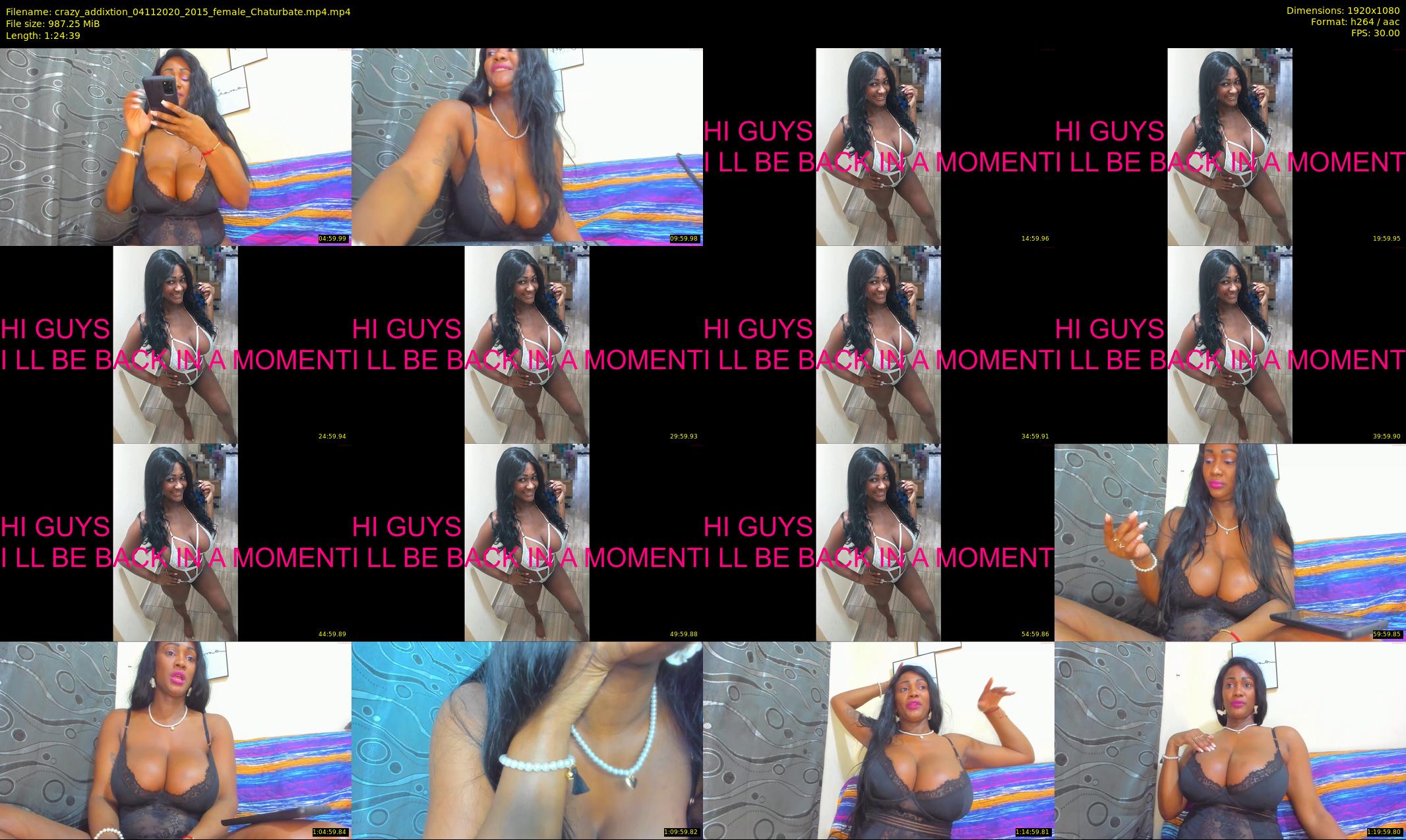 crazy_addixtion — 85 minute Chaturbate female cam show recording, 1080p, Nov 4, 2020