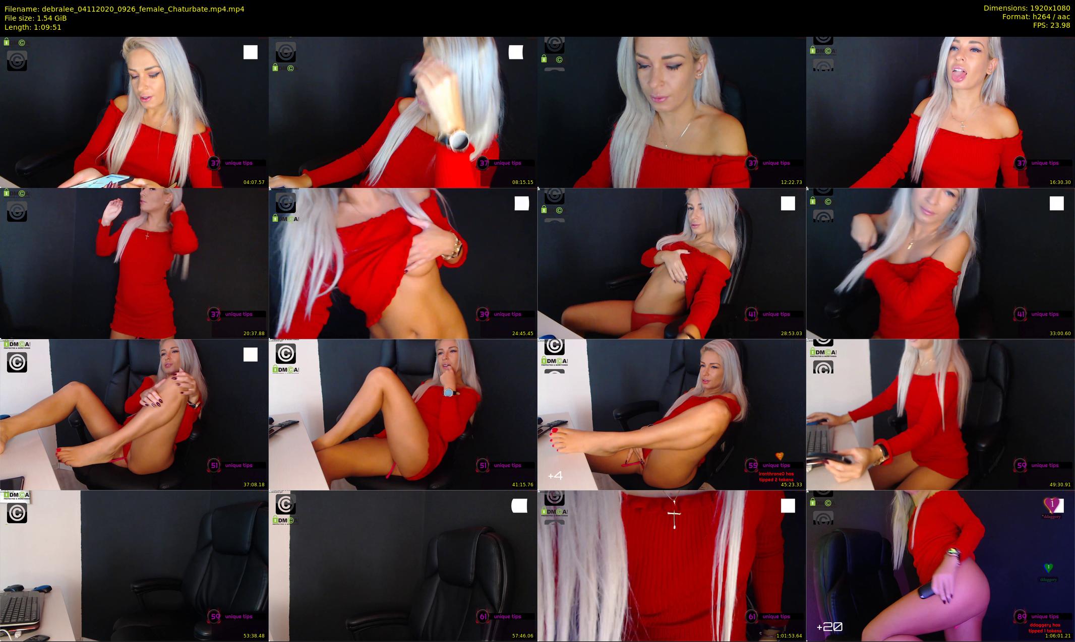 debralee — 70 minute Chaturbate female cam show recording, 1080p, Nov 4, 2020