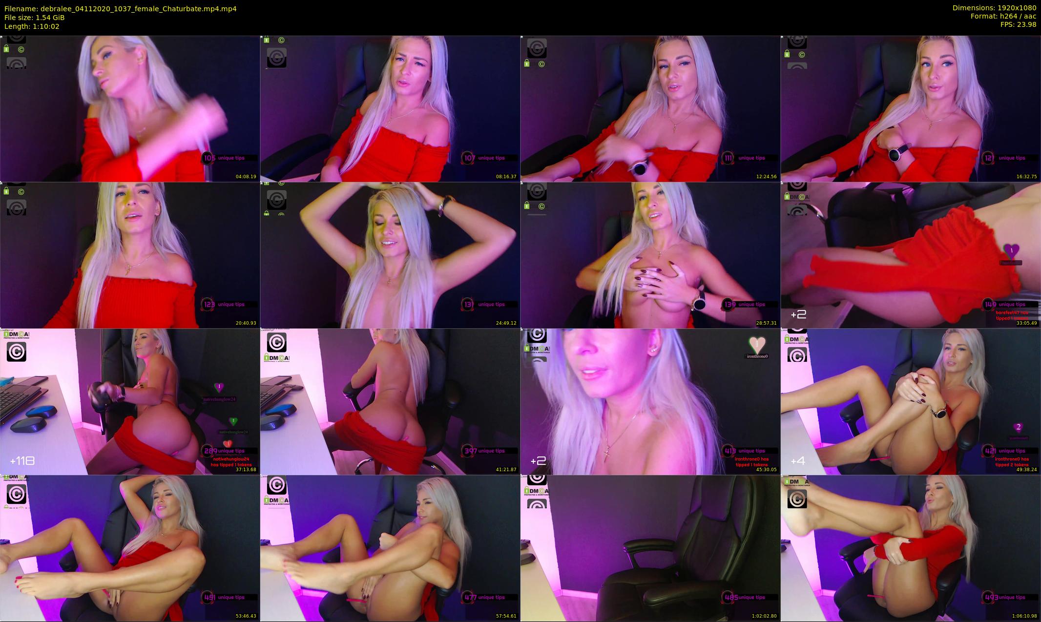 debralee — 71 minute Chaturbate female cam show recording, 1080p, Nov 4, 2020