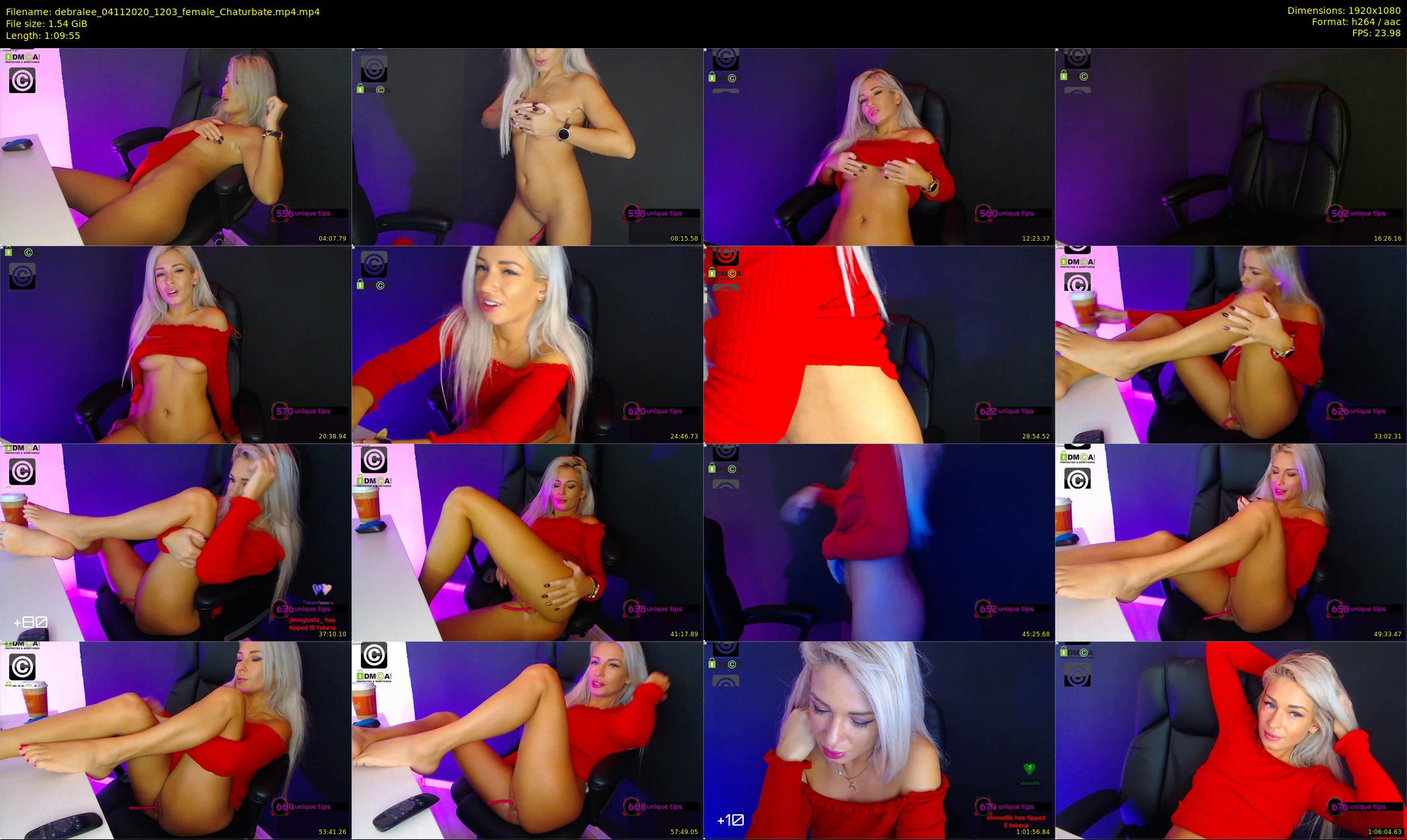 debralee — 70 minute Chaturbate female cam show recording, 1080p, Nov 4, 2020
