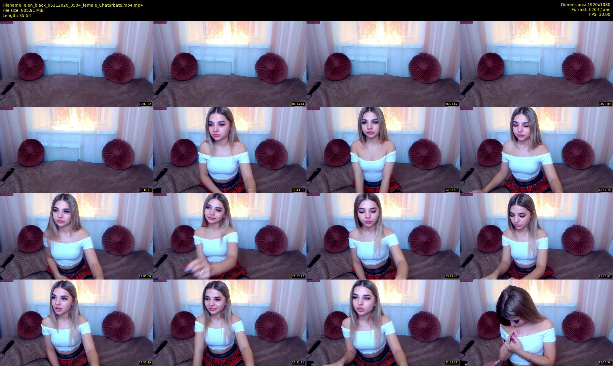 elen_black — 36 minute Chaturbate female cam show recording, 1080p, Nov 5, 2020