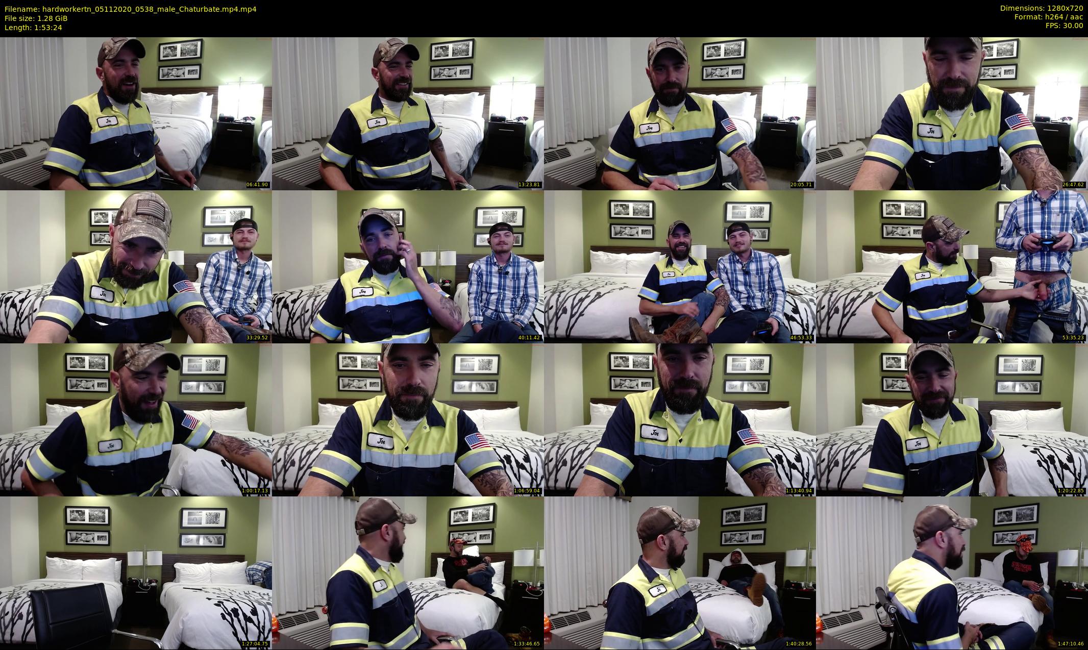 hardworkertn — 114 minute Chaturbate male cam show recording, 720p, Nov 5, 2020