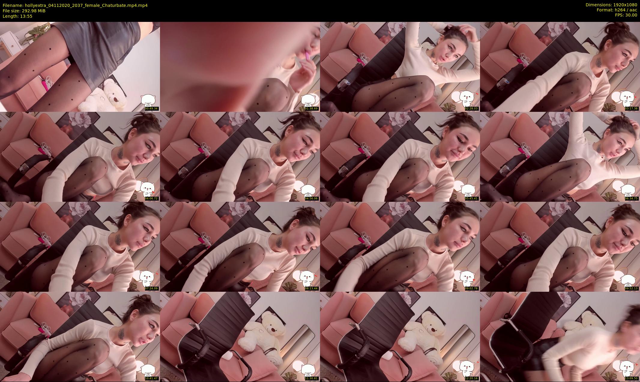 hollyextra — 14 minute Chaturbate female cam show recording, 1080p, Nov 4, 2020