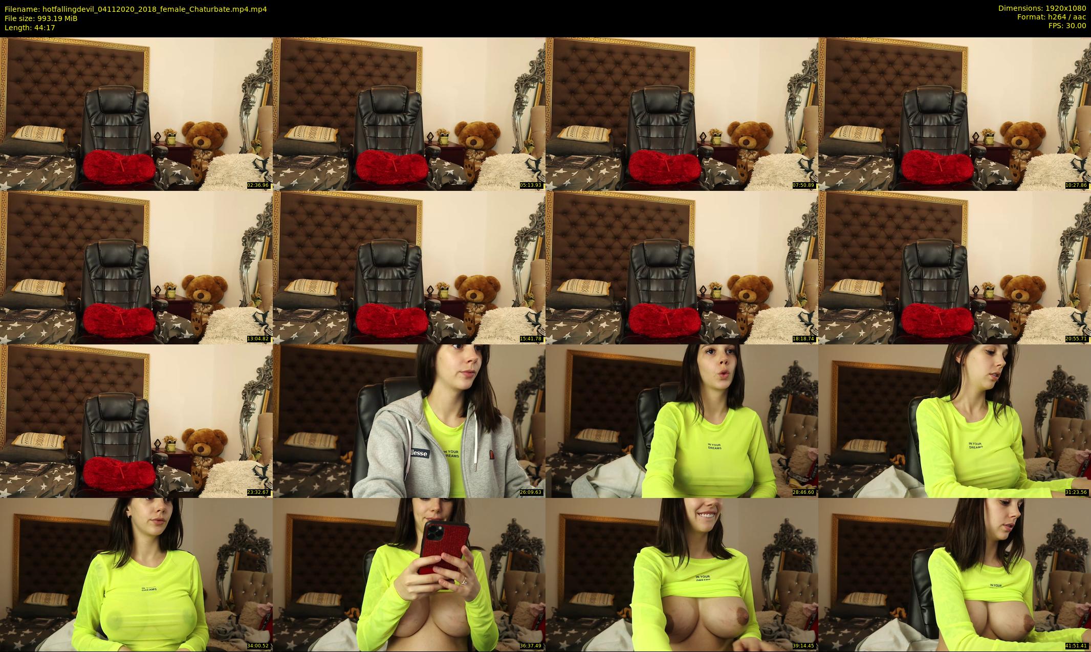 hotfallingdevil — 45 minute Chaturbate female cam show recording, 1080p, Nov 4, 2020