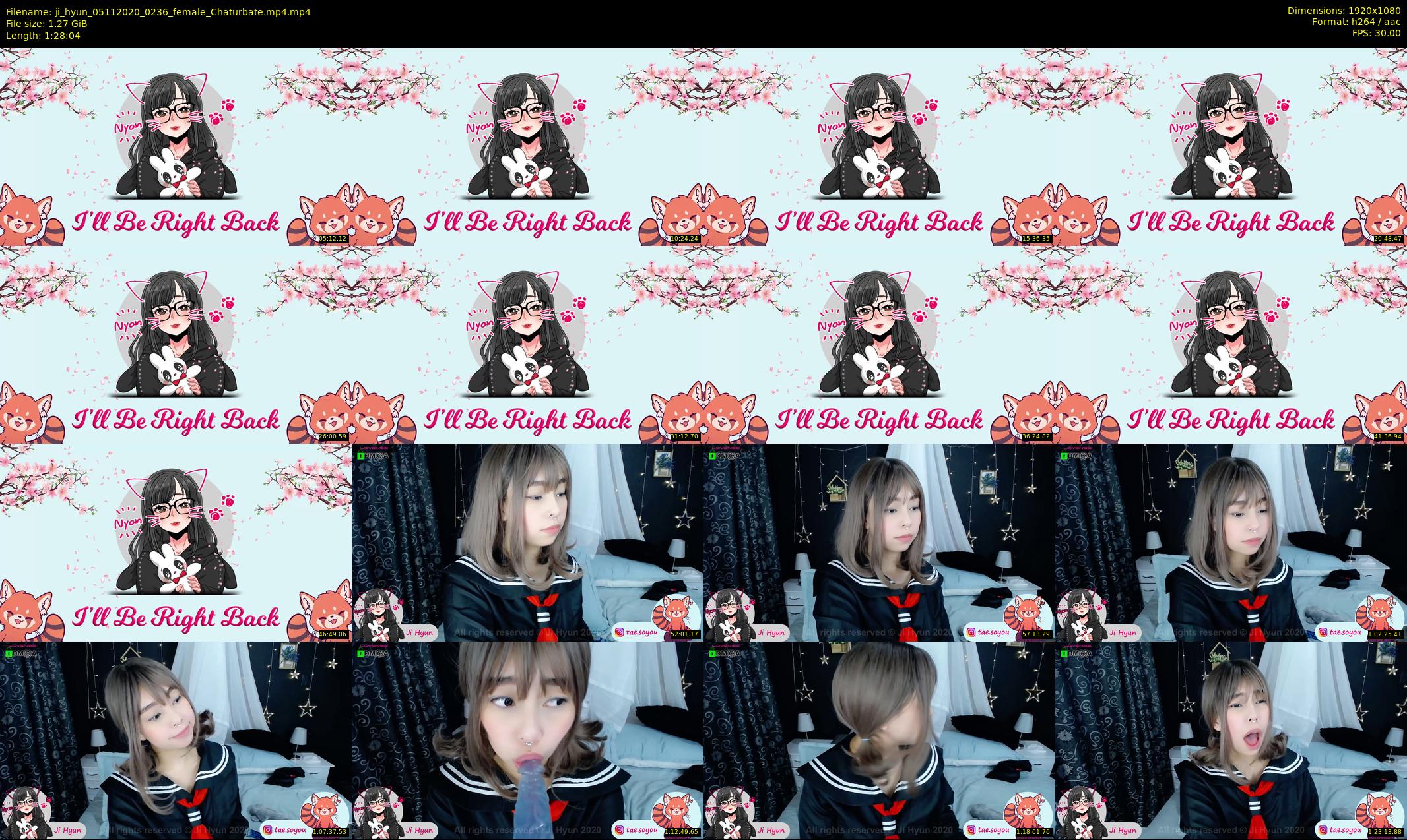 ji_hyun — 89 minute Chaturbate female cam show recording, 1080p, Nov 5, 2020