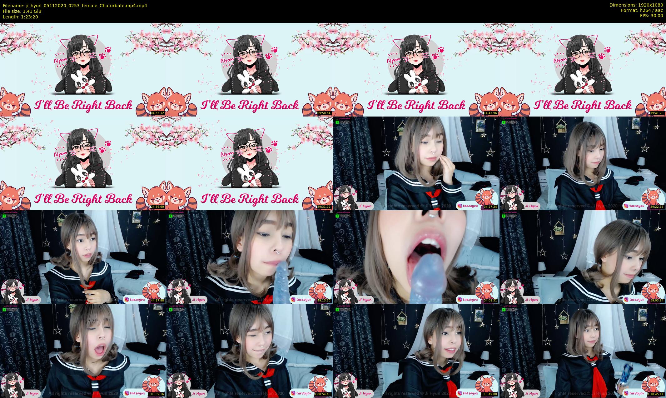 ji_hyun — 84 minute Chaturbate female cam show recording, 1080p, Nov 5, 2020