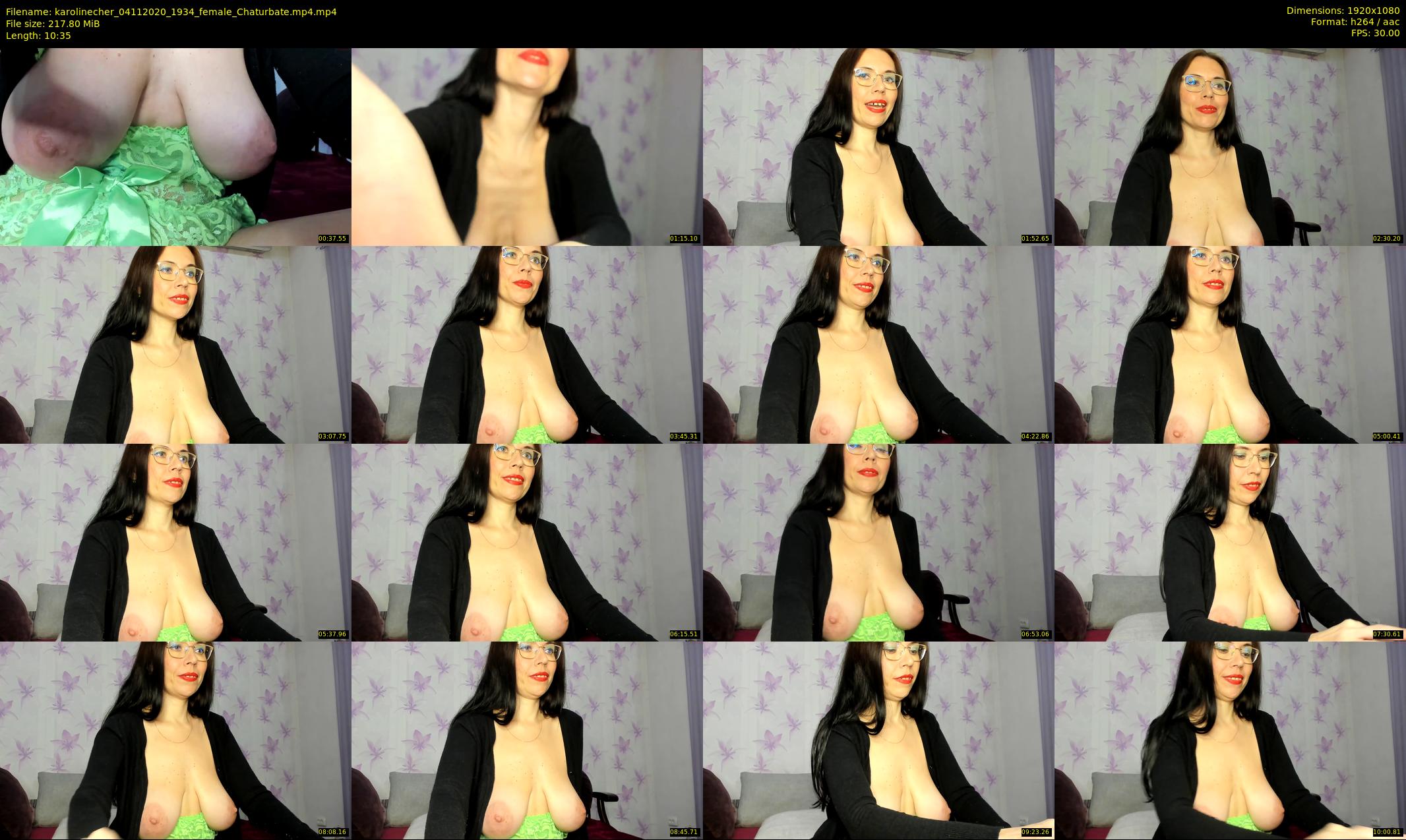 karolinecher — 11 minute Chaturbate female cam show recording, 1080p, Nov 4, 2020