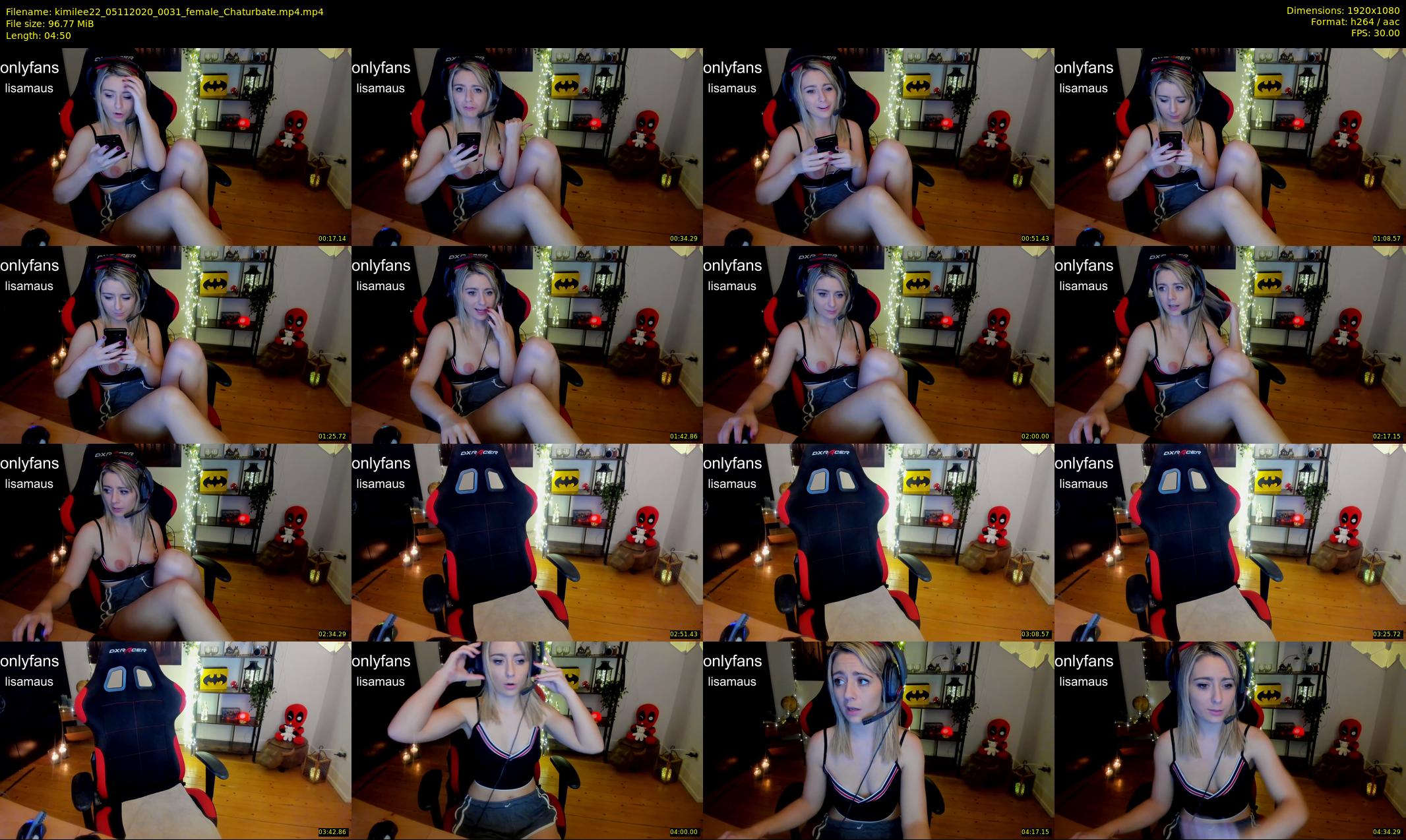 kimilee22 — 5 minute Chaturbate female cam show recording, 1080p, Nov 5, 2020