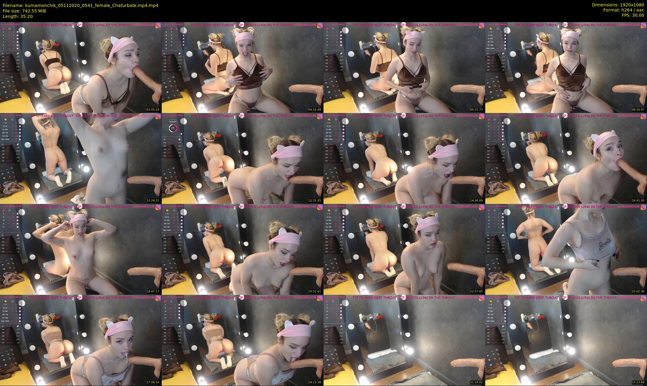 kumamonchik — 36 minute Chaturbate couple cam show recording, 1080p, Nov 5, 2020
