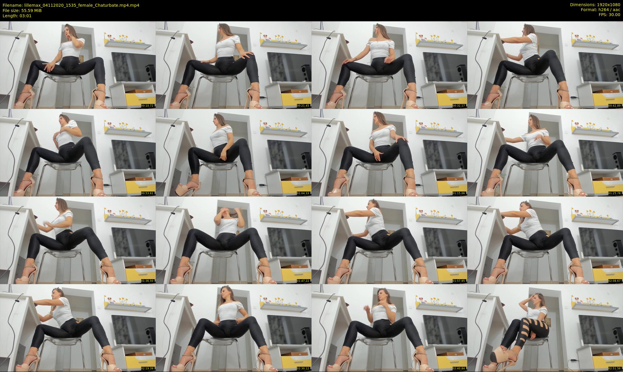 lillemax — 4 minute Chaturbate female cam show recording, 1080p, Nov 4, 2020