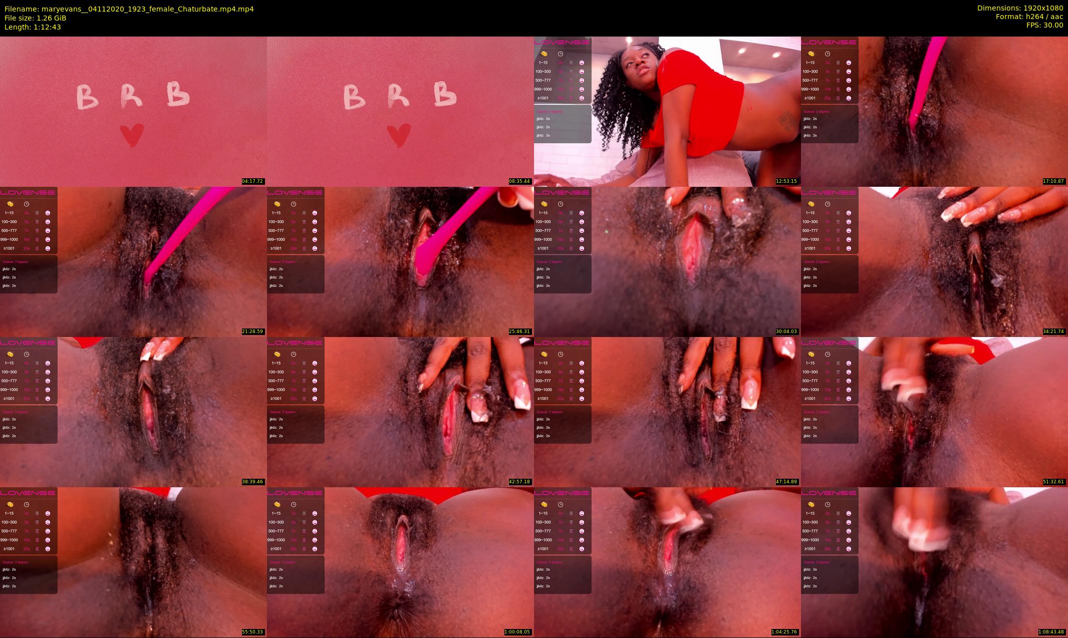 maryevans_ — 73 minute Chaturbate female cam show recording, 1080p, Nov 4, 2020