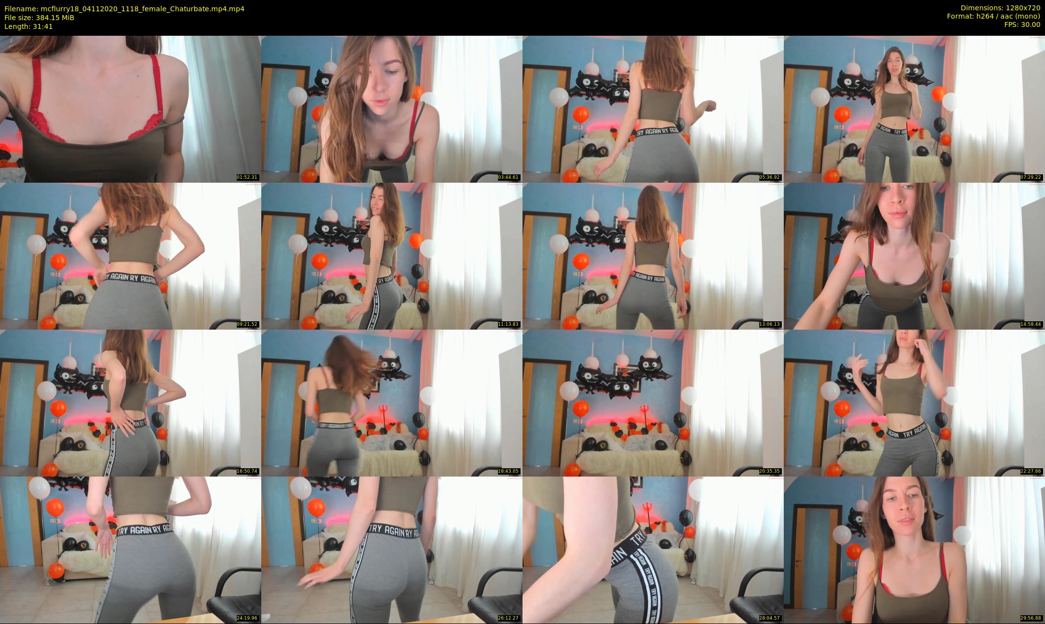 mcflurry18 — 32 minute Chaturbate female cam show recording, 720p, Nov 4, 2020