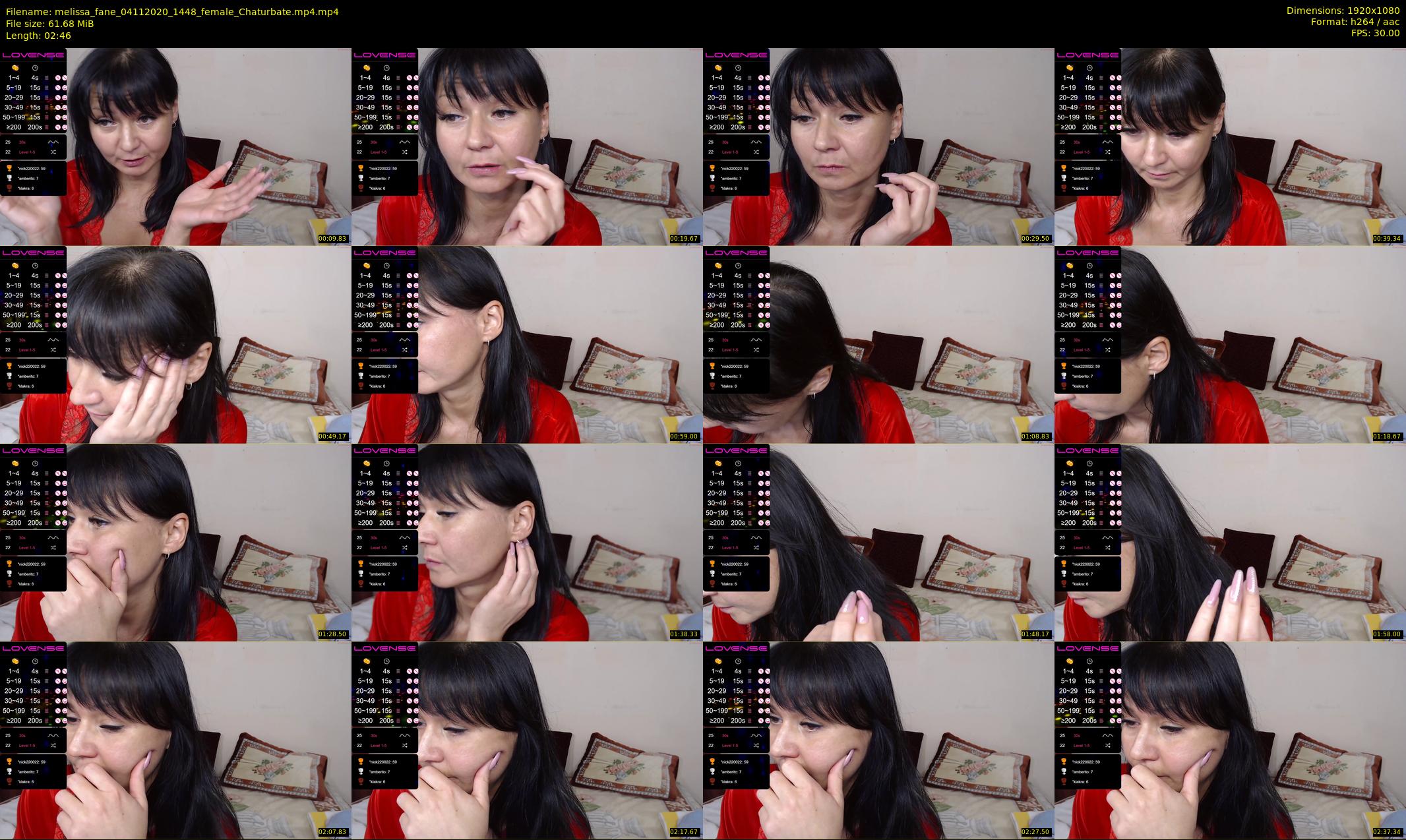 melissa_fane — 3 minute Chaturbate female cam show recording, 1080p, Nov 4, 2020