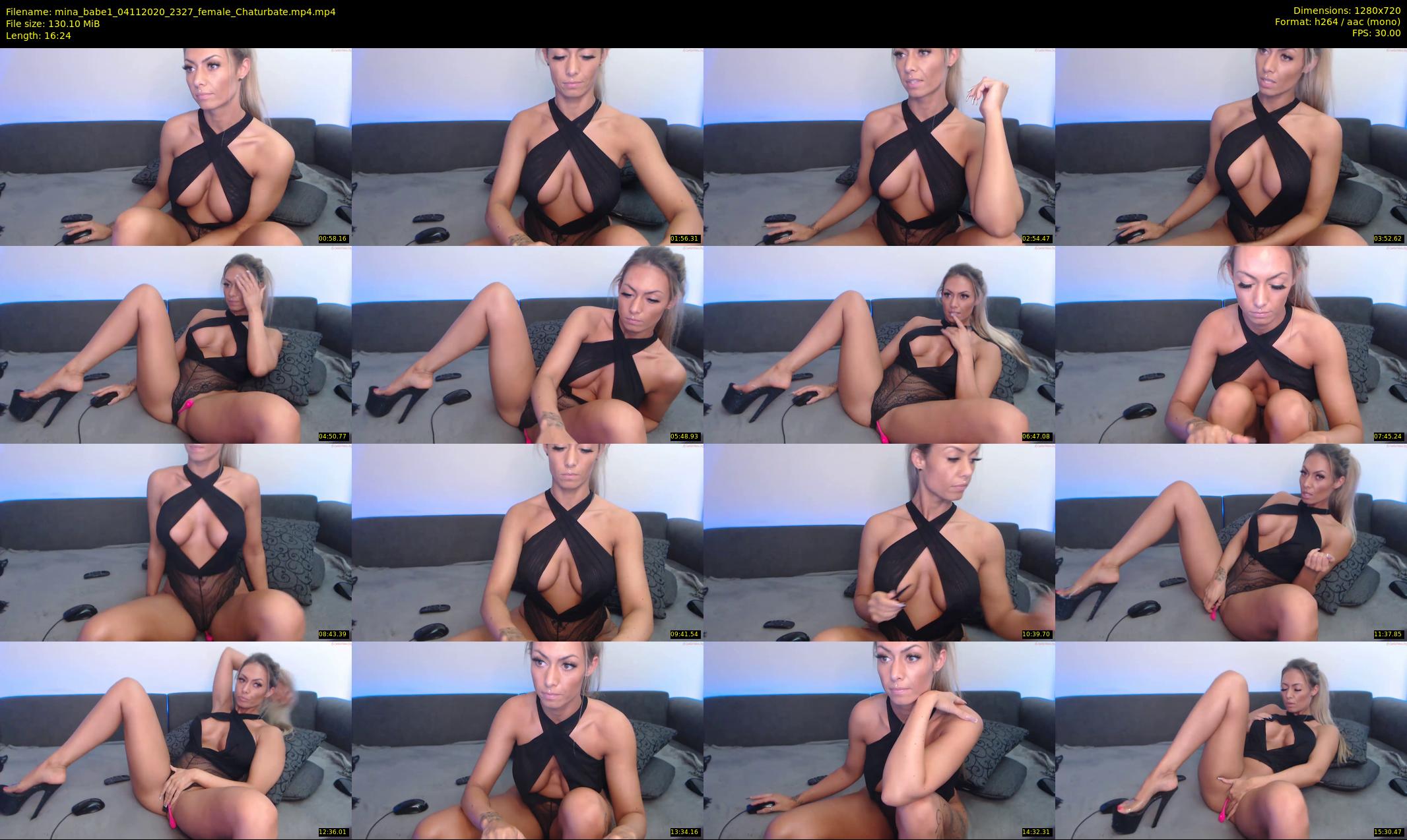 mina_babe1 — 17 minute Chaturbate female cam show recording, 720p, Nov 4, 2020