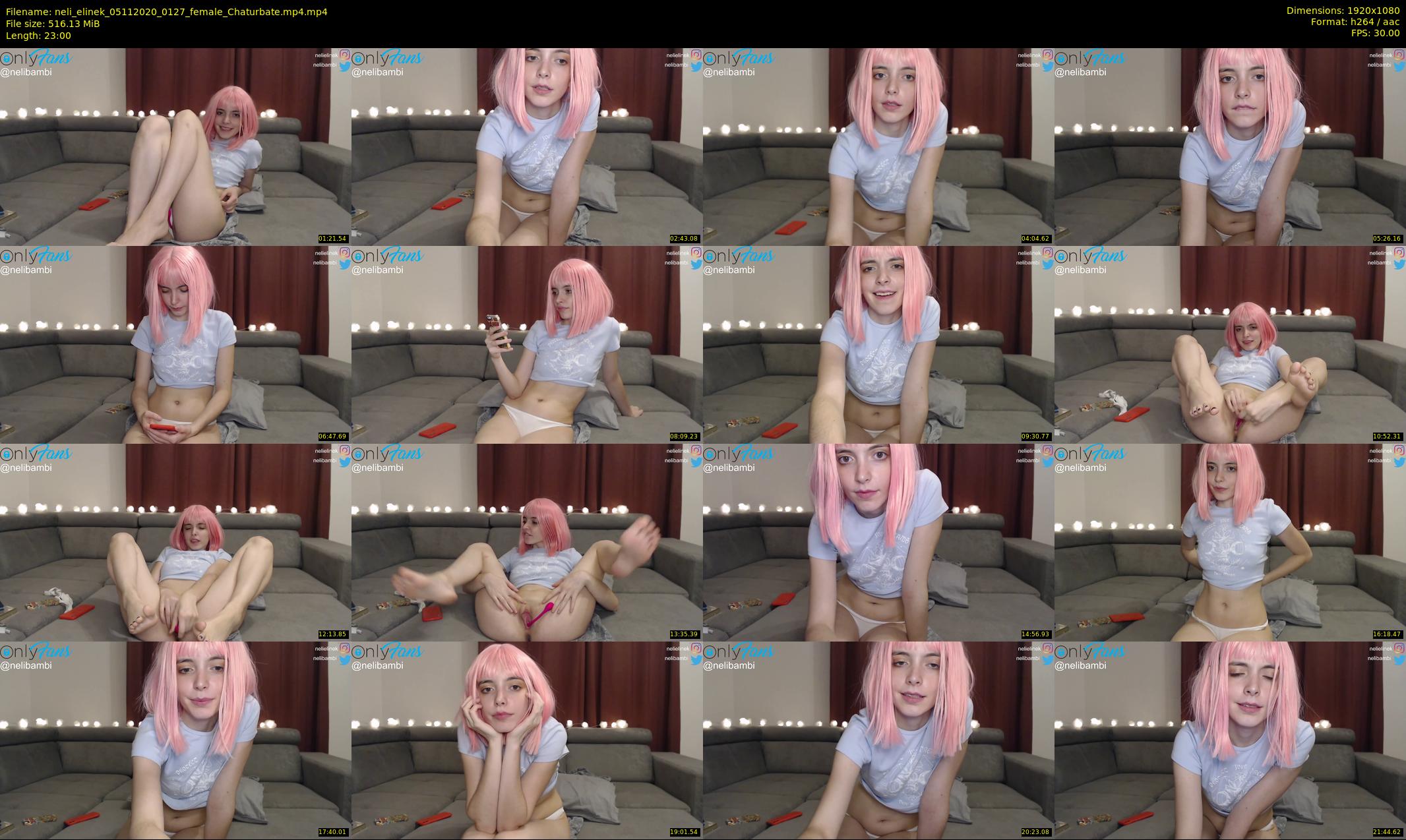 neli_elinek — 23 minute Chaturbate female cam show recording, 1080p, Nov 5, 2020