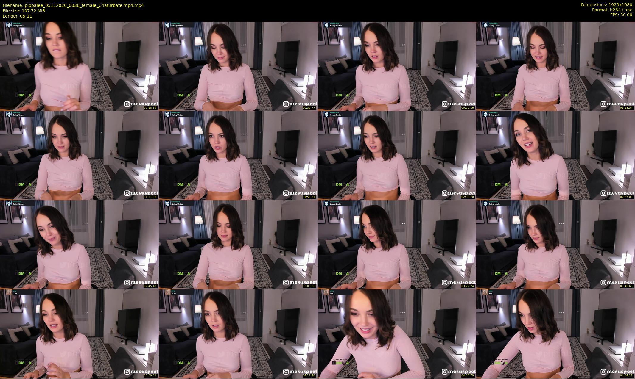 pippalee — 6 minute Chaturbate female cam show recording, 1080p, Nov 5, 2020