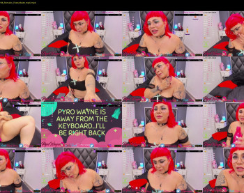 pyrowayne — 59 minute Chaturbate female cam show recording, 720p, Nov 4, 2020