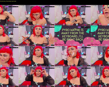 pyrowayne — 59 minute Chaturbate female cam show recording, 720p, Nov 5, 2020