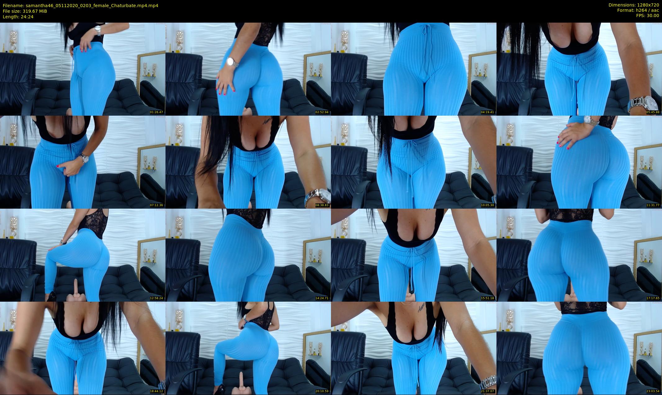 samantha46 — 25 minute Chaturbate female cam show recording, 720p, Nov 5, 2020