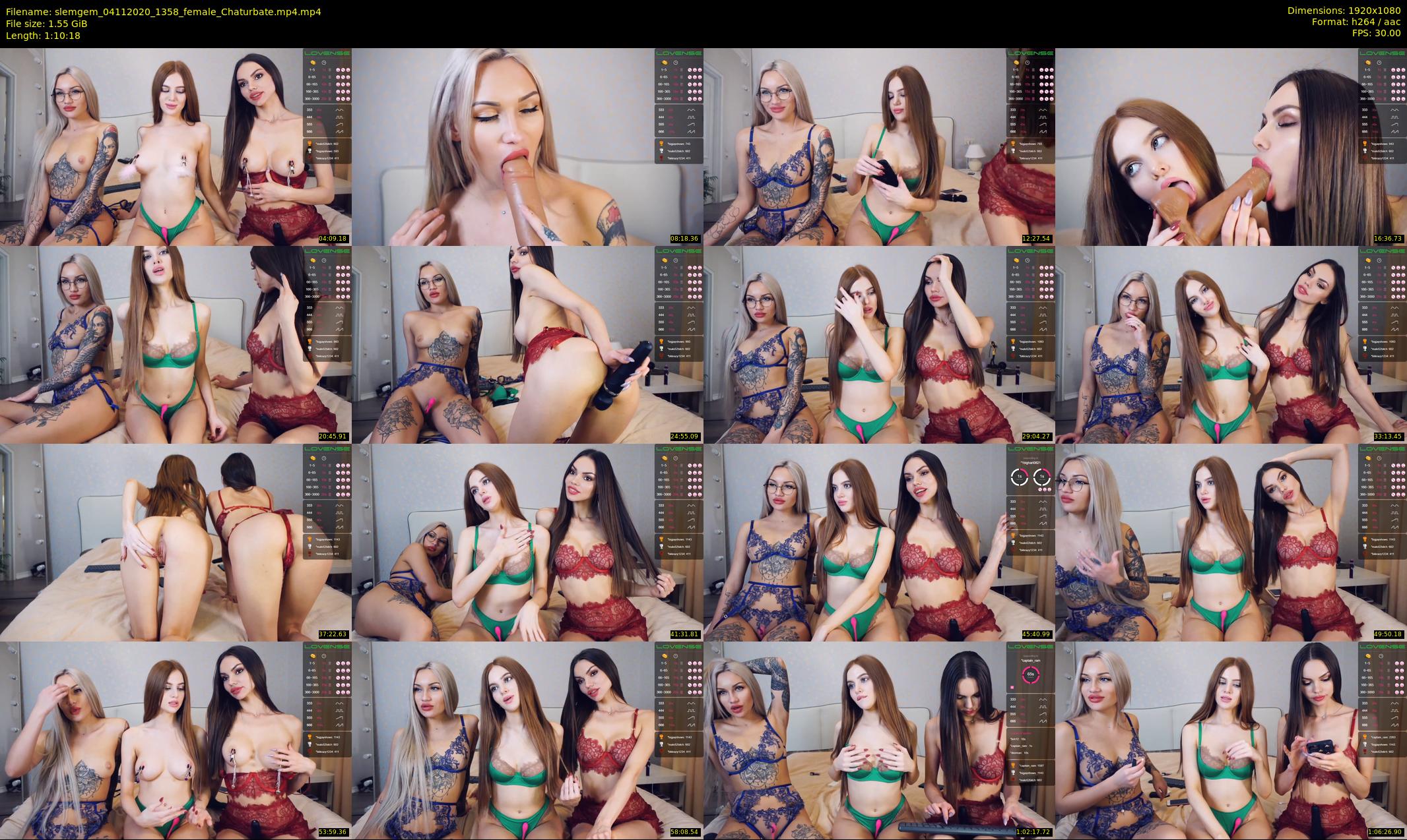slemgem — 71 minute Chaturbate couple cam show recording, 1080p, Nov 4, 2020