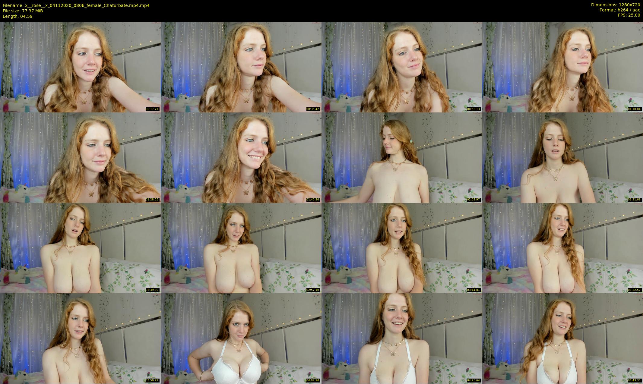 x__rose__x — 5 minute Chaturbate female cam show recording, 720p, Nov 4, 2020