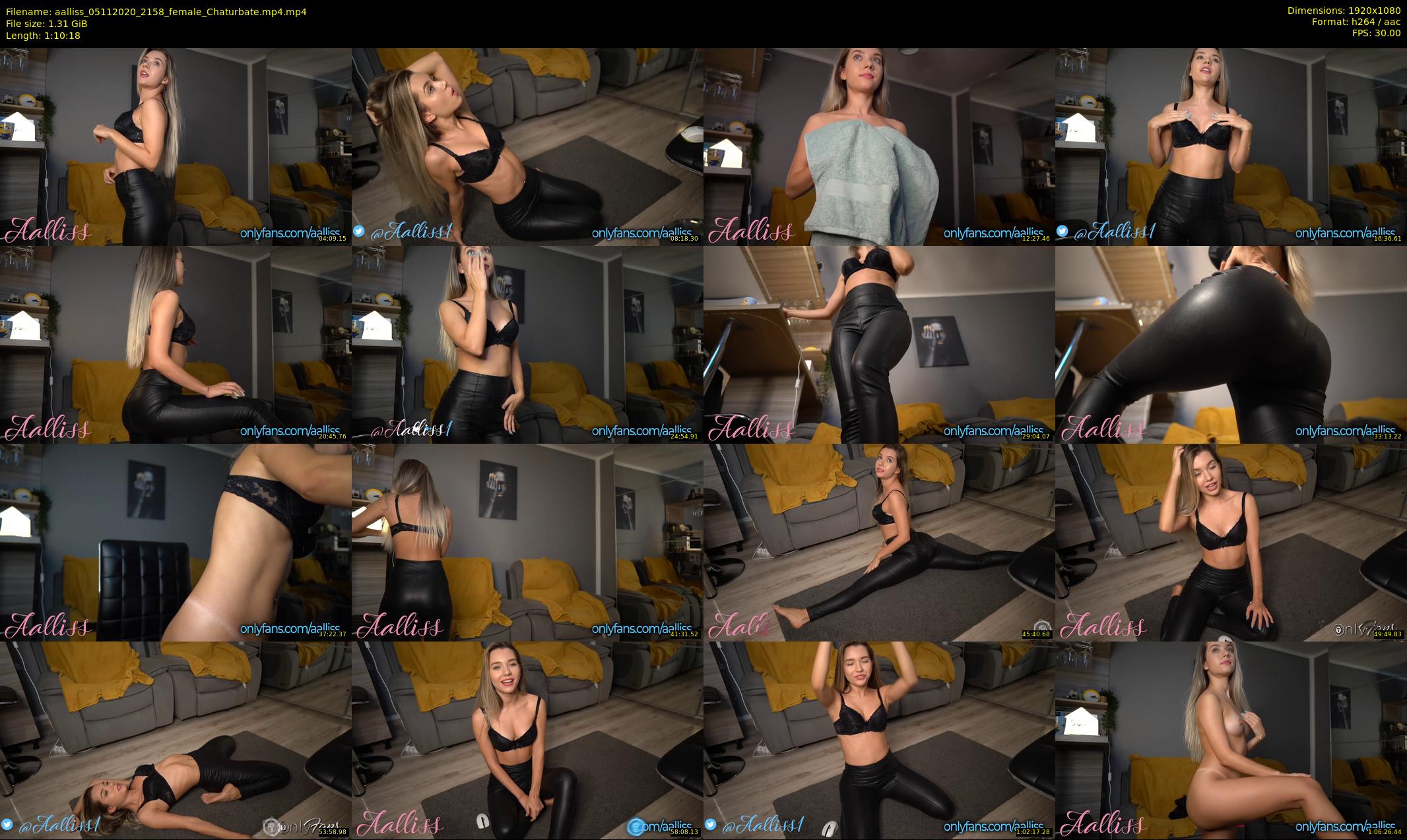 aalliss — 71 minute Chaturbate female cam show recording, 1080p, Nov 5, 2020