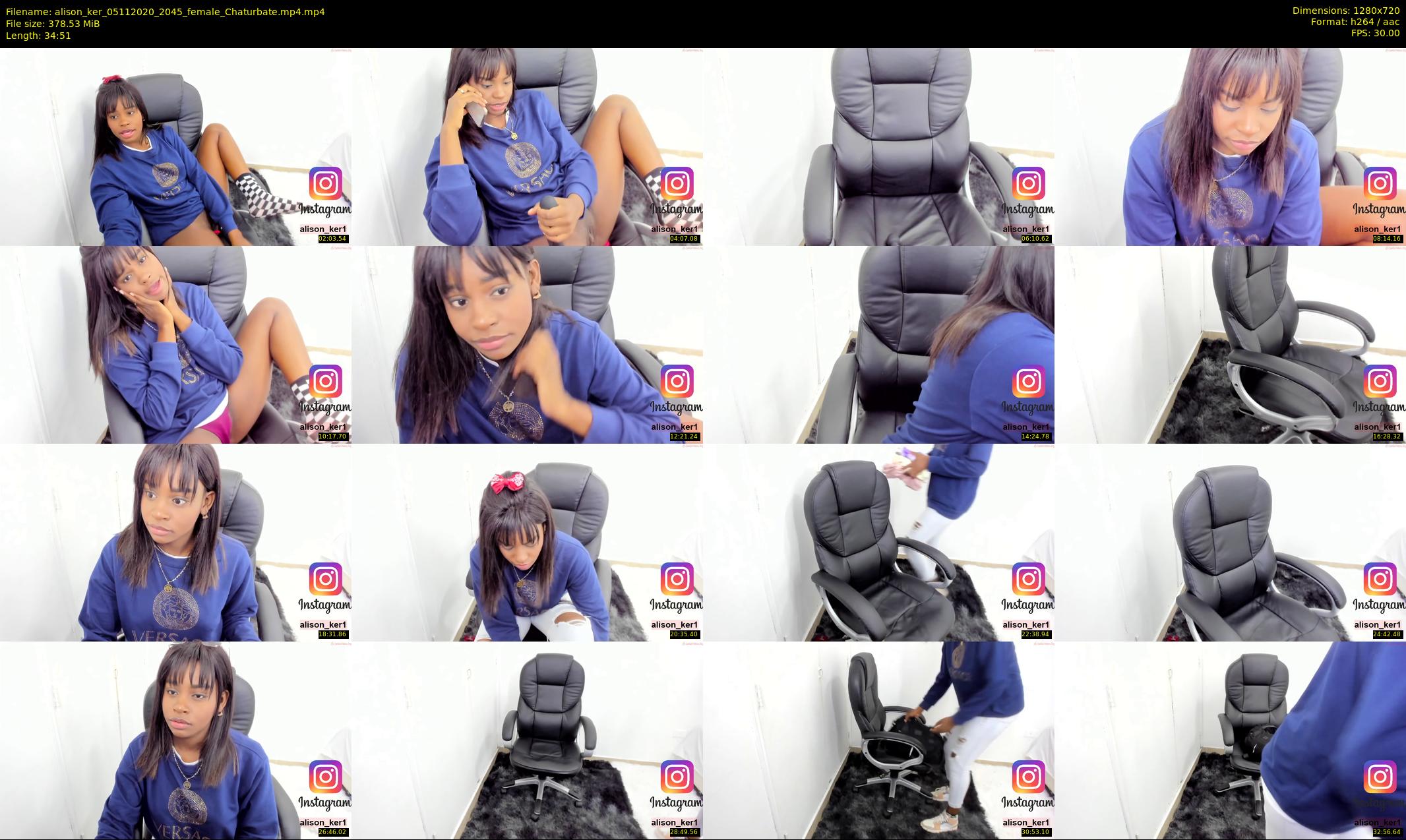 alison_ker — 35 minute Chaturbate female cam show recording, 720p, Nov 5, 2020